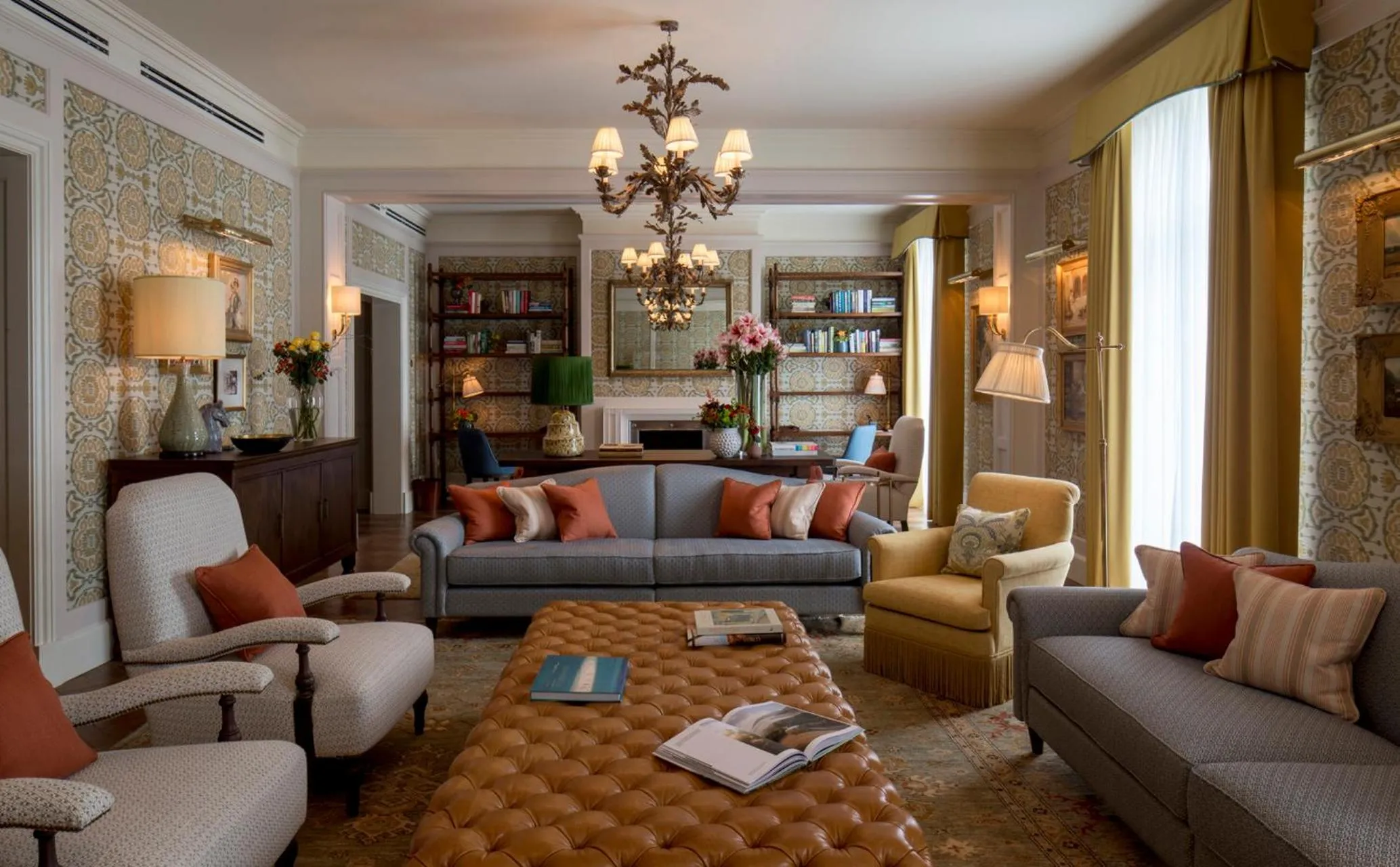 Living room in Four Seasons Hotel Hampshire