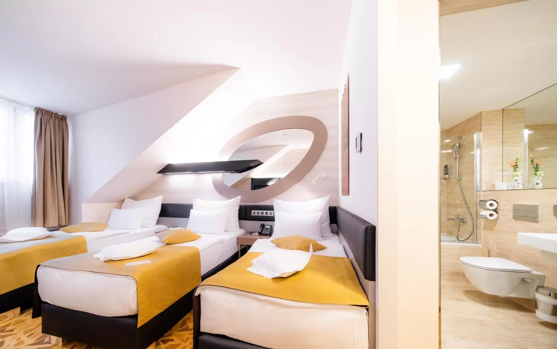 Bedroom, Bed in Grandium Hotel Prague