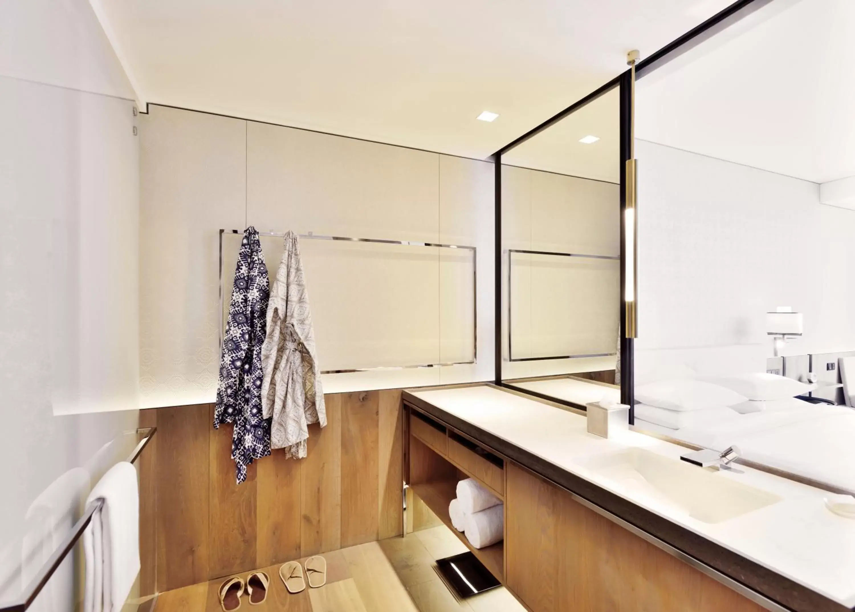 Bathroom in Andaz Delhi Aerocity- Concept by Hyatt