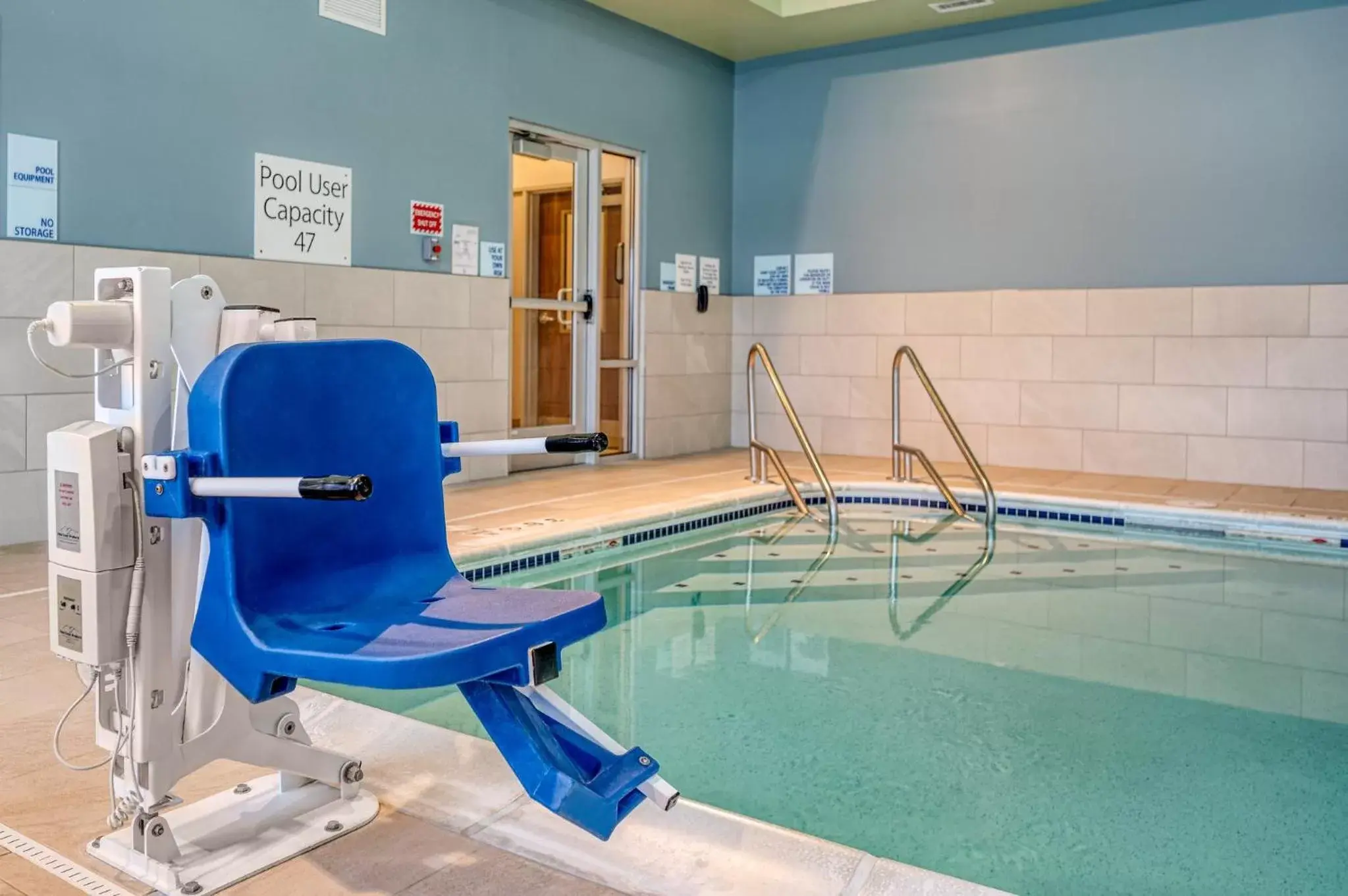 Swimming pool, Fitness Center/Facilities in Holiday Inn Express & Suites St. Louis - Chesterfield, an IHG Hotel