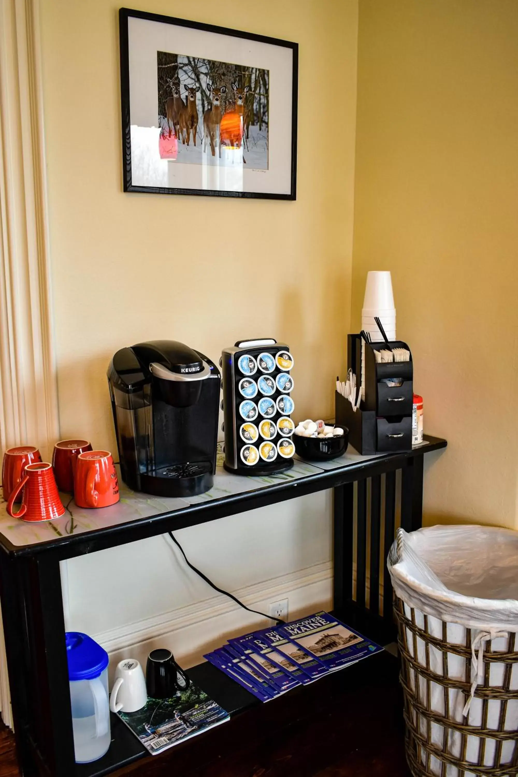 Coffee/tea facilities in The Whitetail Inn and Suites- Lincoln