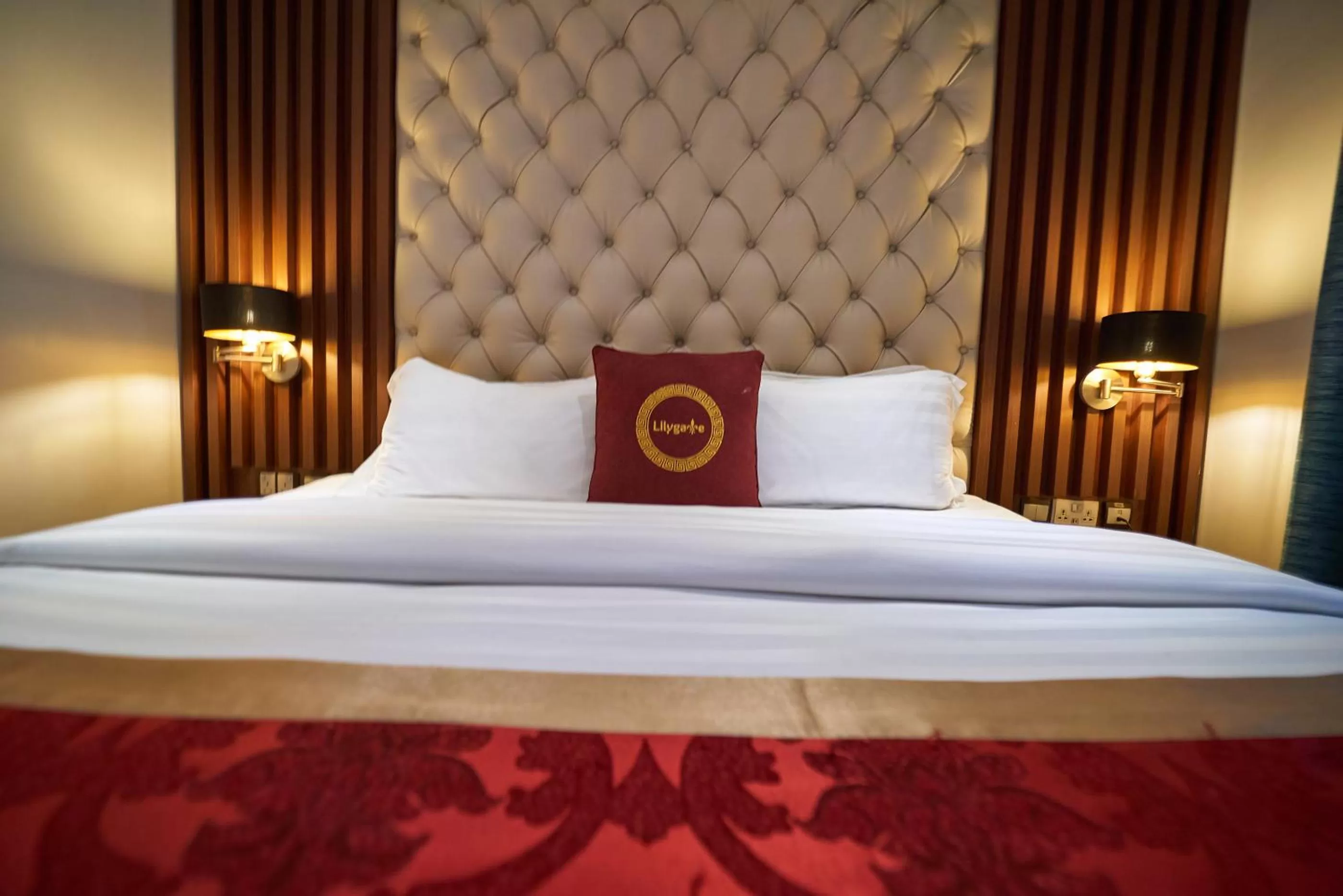 Bedroom, Bed in The Lilygate Lagos