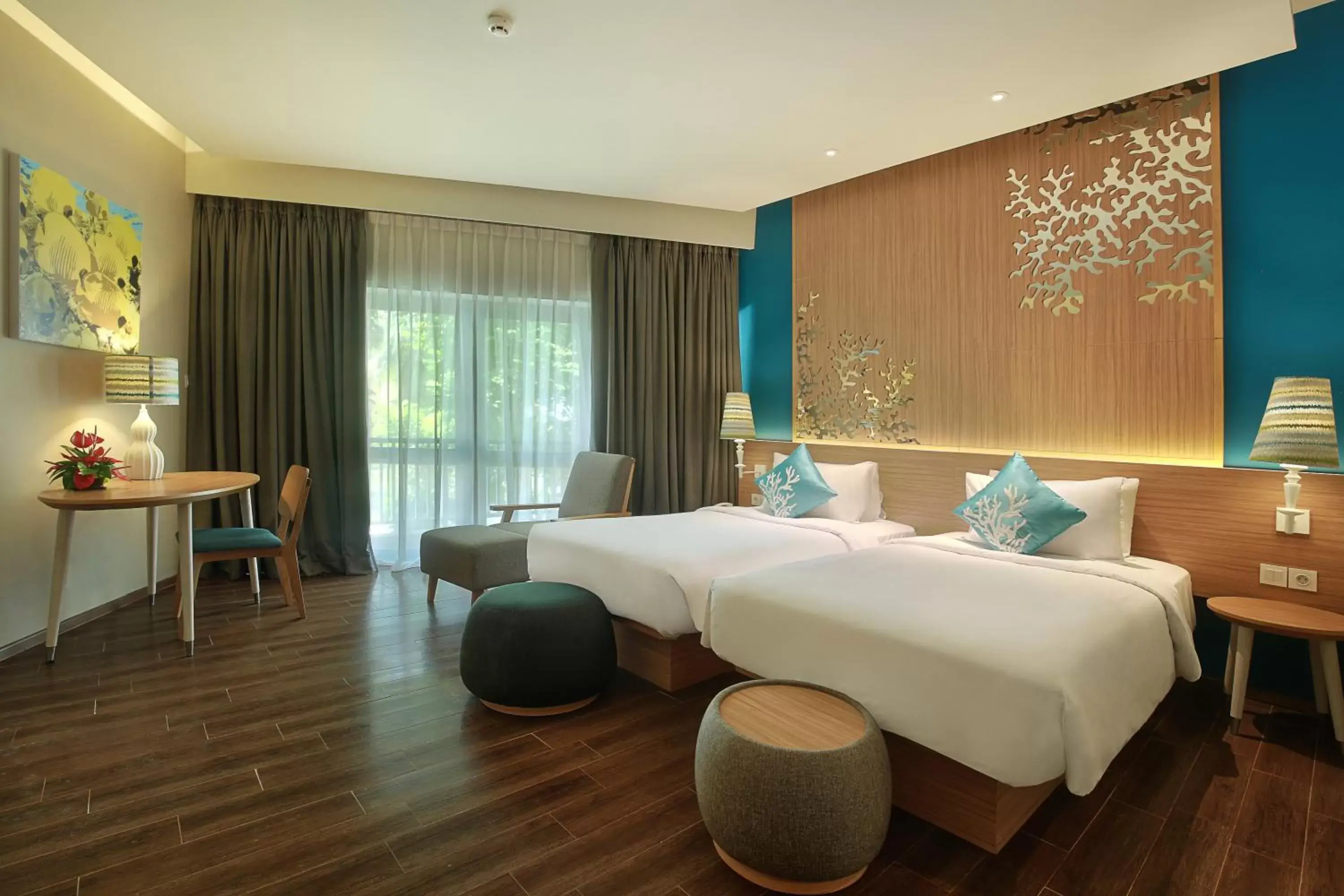 Deluxe Twin Room with Pool Terrace in Mercure Manado Tateli Resort and Convention