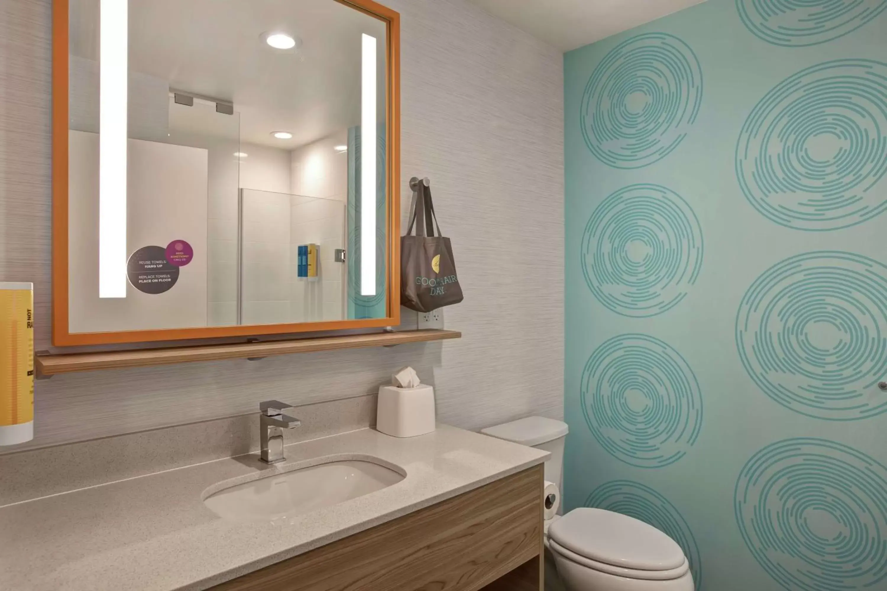 Bathroom in Tru By Hilton Oxford Bathroom in Tru By Hilton Oxford