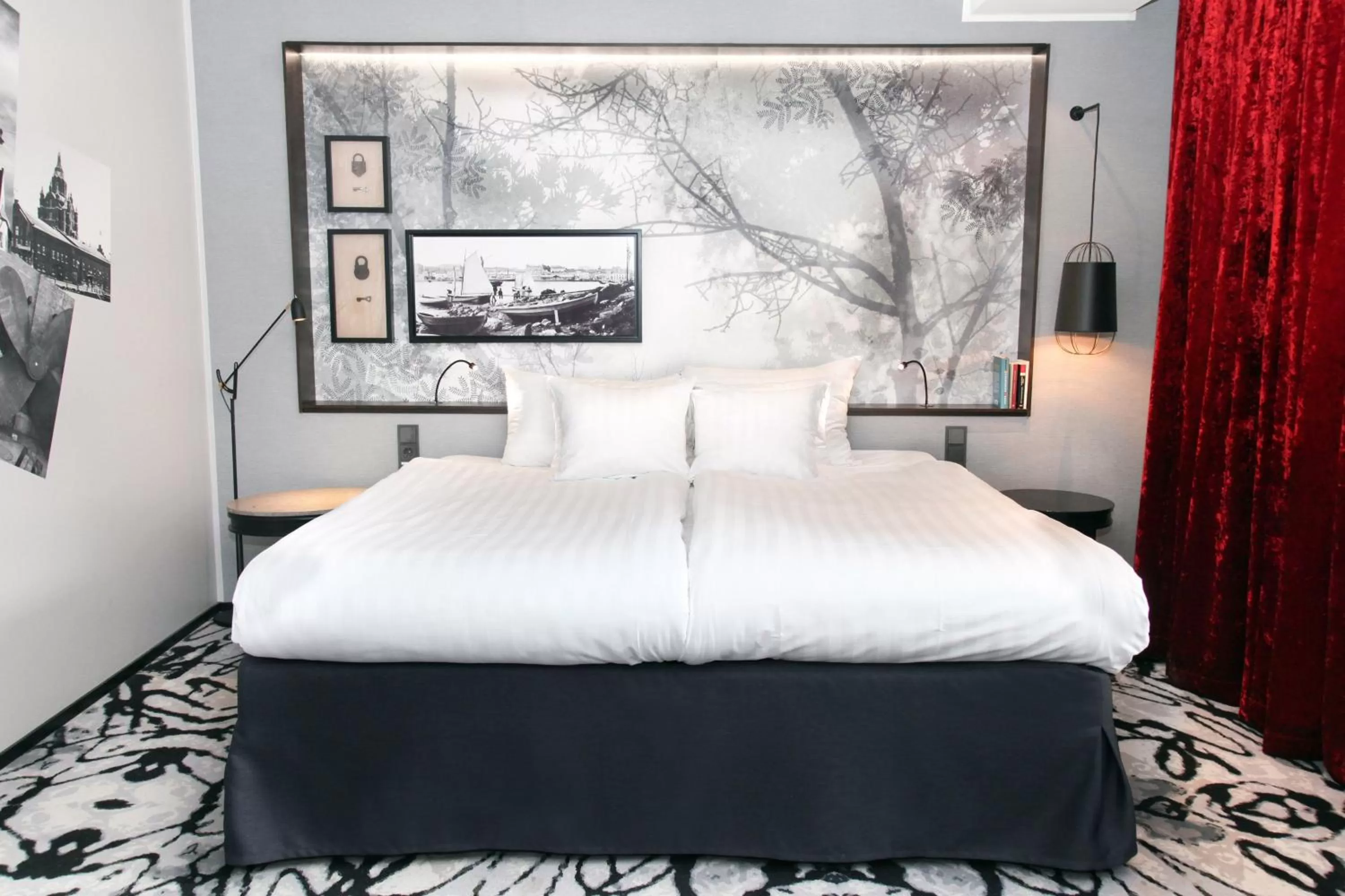 Photo of the whole room, Bed in Hotel Katajanokka, Helsinki, a Tribute Portfolio Hotel
