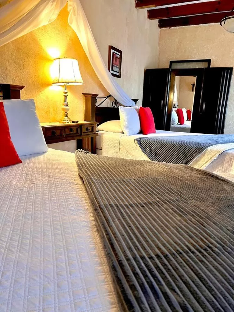 Bed in Hotel Palacio Chico 1948