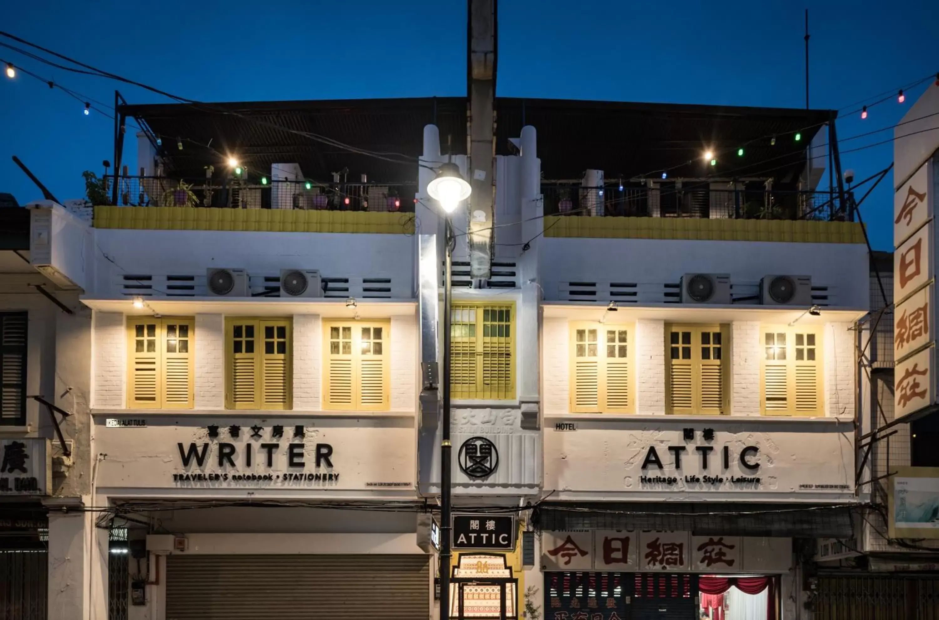 Property Building in Attic Hotel