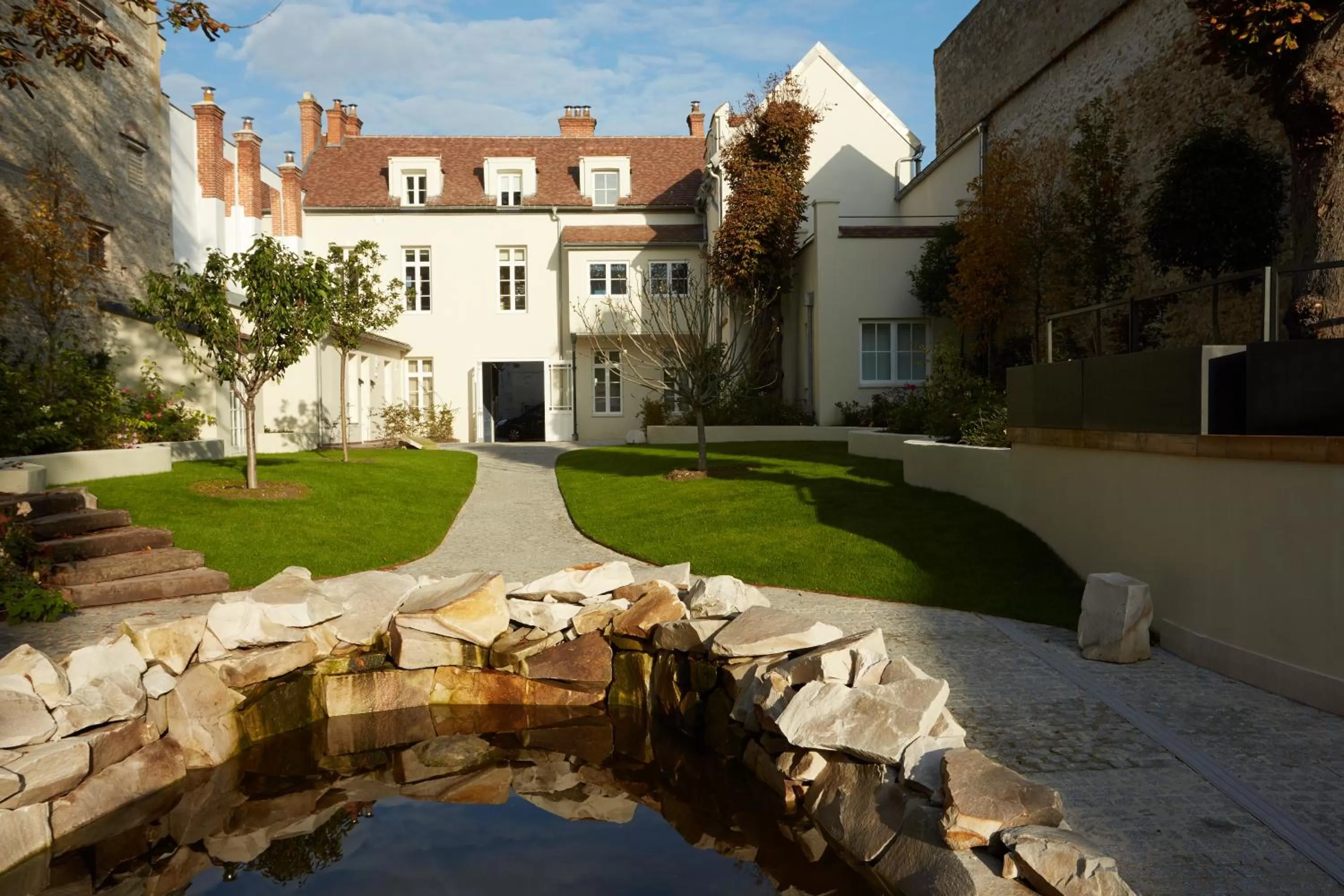 Garden in Hôtel de Cavoye