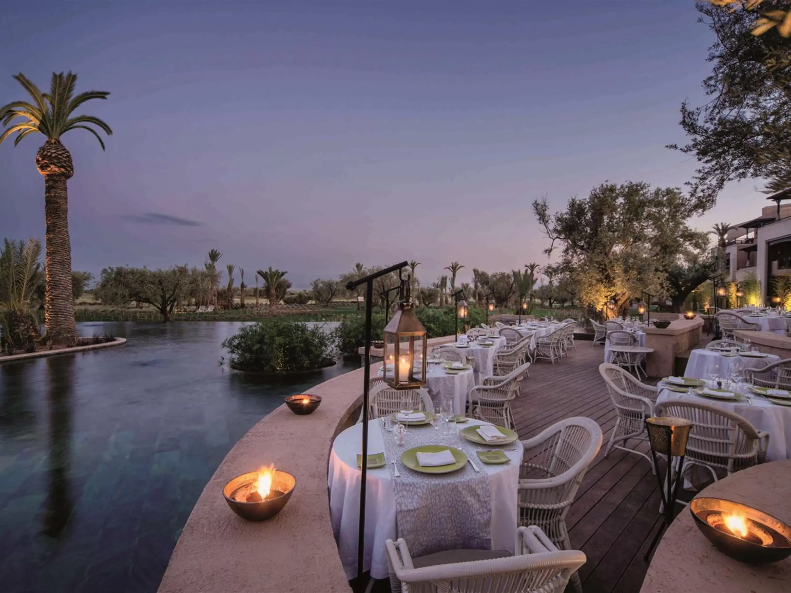 Restaurant/places to eat in Fairmont Royal Palm Marrakech