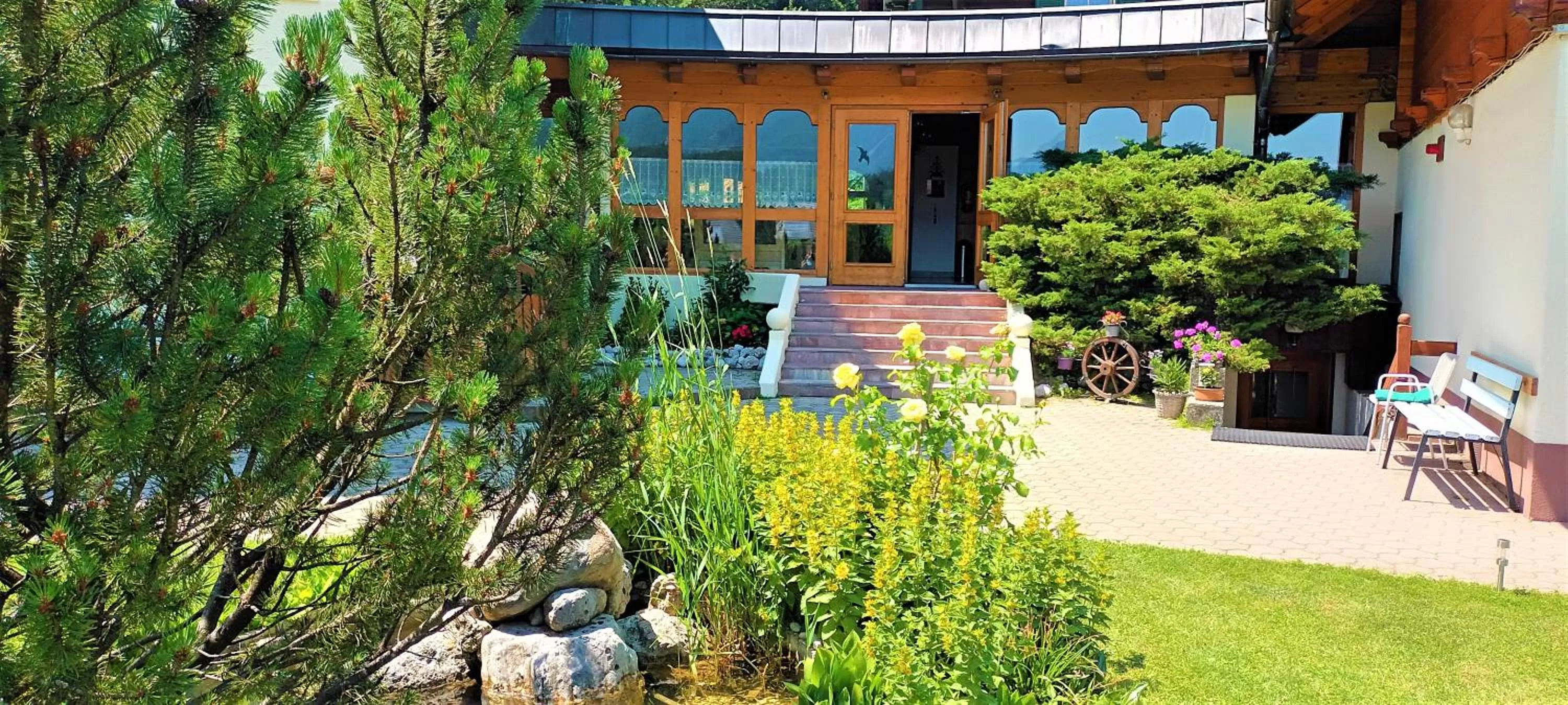 Garden in Pension Marienhof