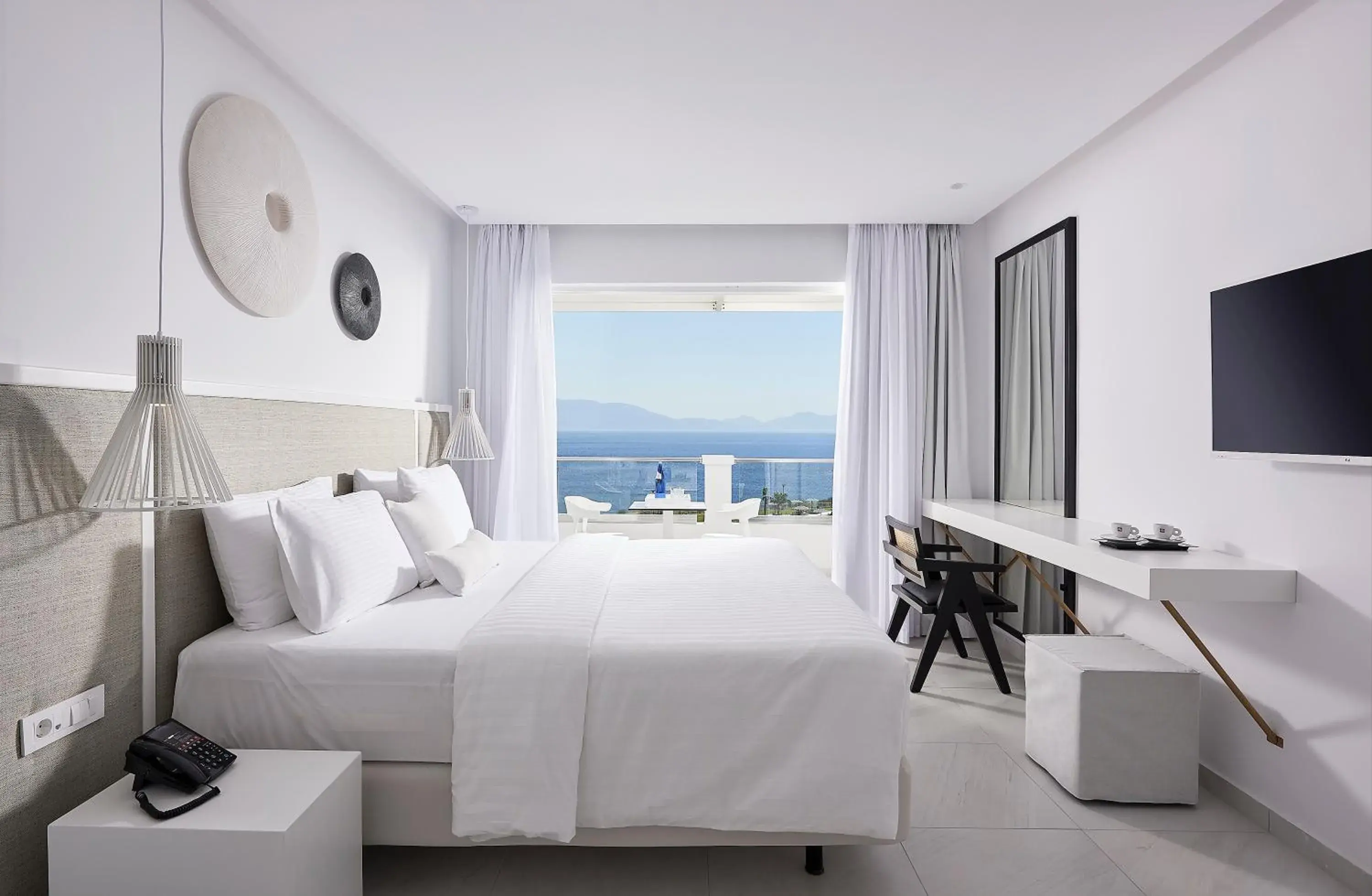 Bedroom in Dimitra Beach Hotel & Suites