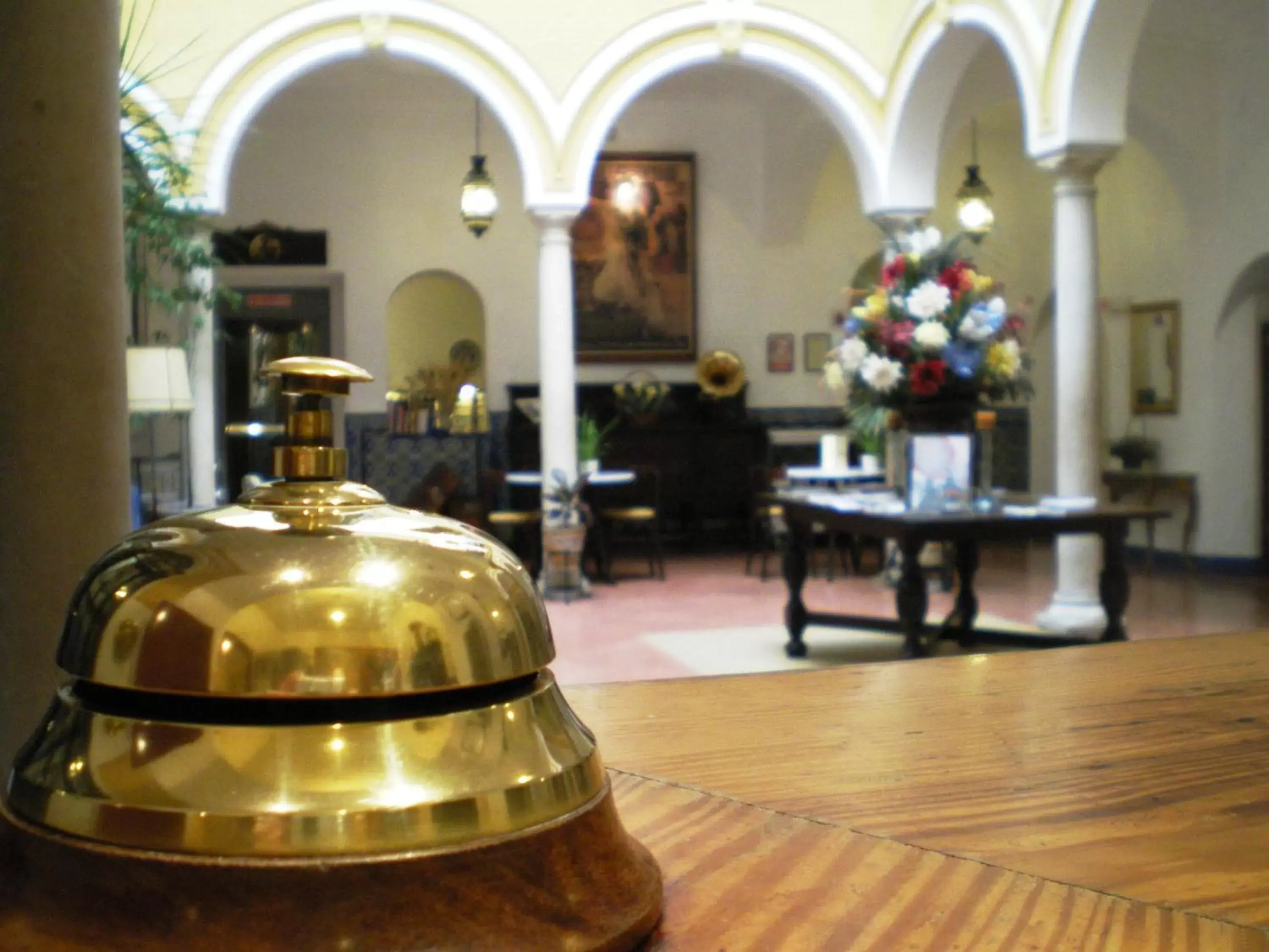 Lobby or reception in Hotel Abanico