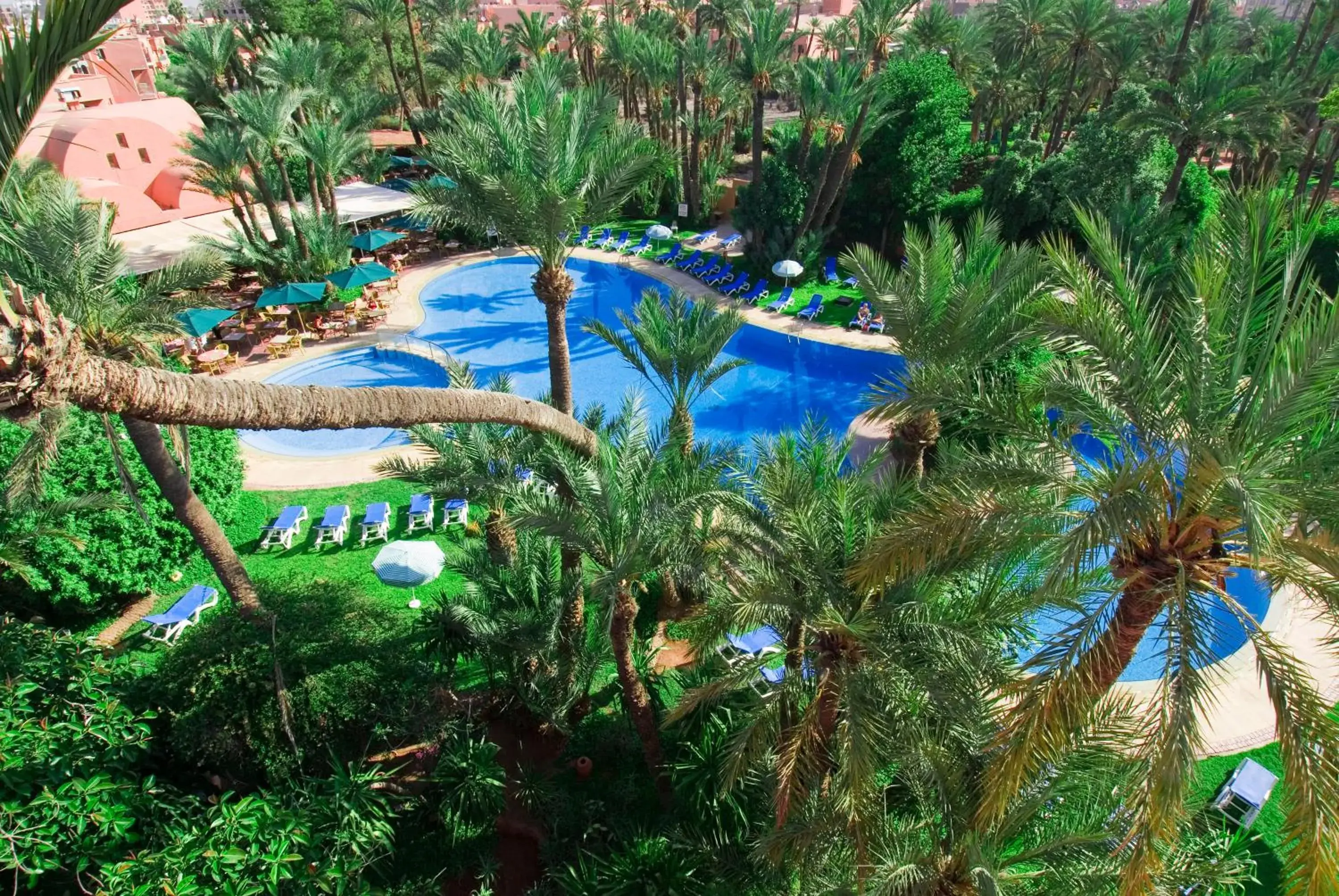 , Pool View in Hôtel Marrakech Le Semiramis