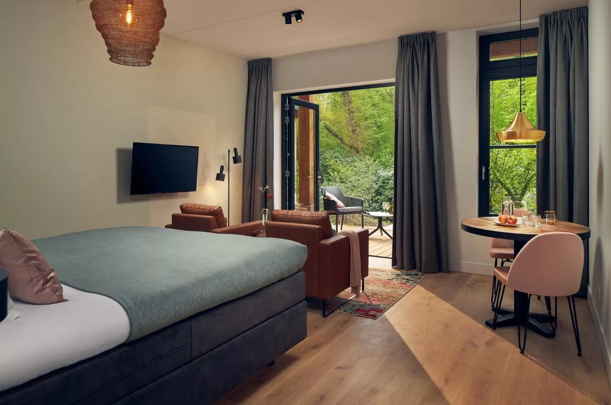 Bed in Boutique Hotel Beekhuizen