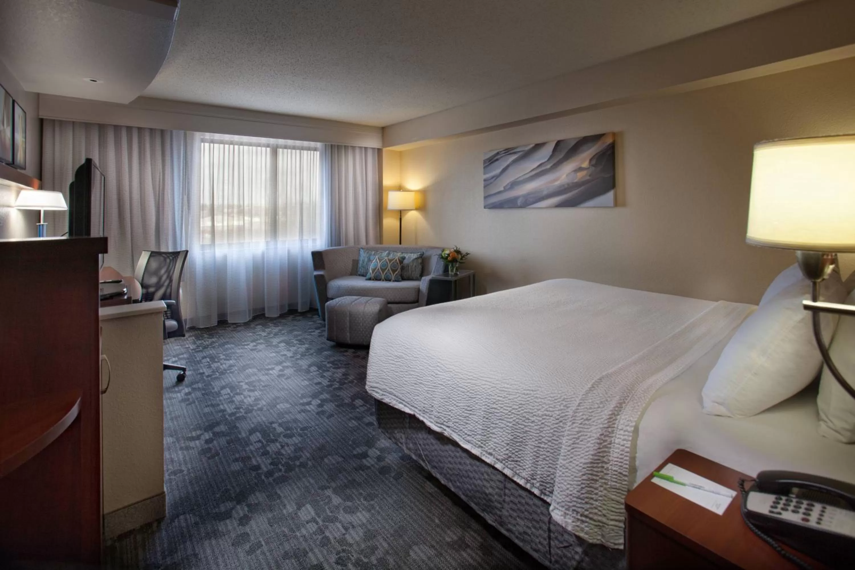 King Room with Sofa Bed - Hearing Accessible in Courtyard by Marriott Fayetteville