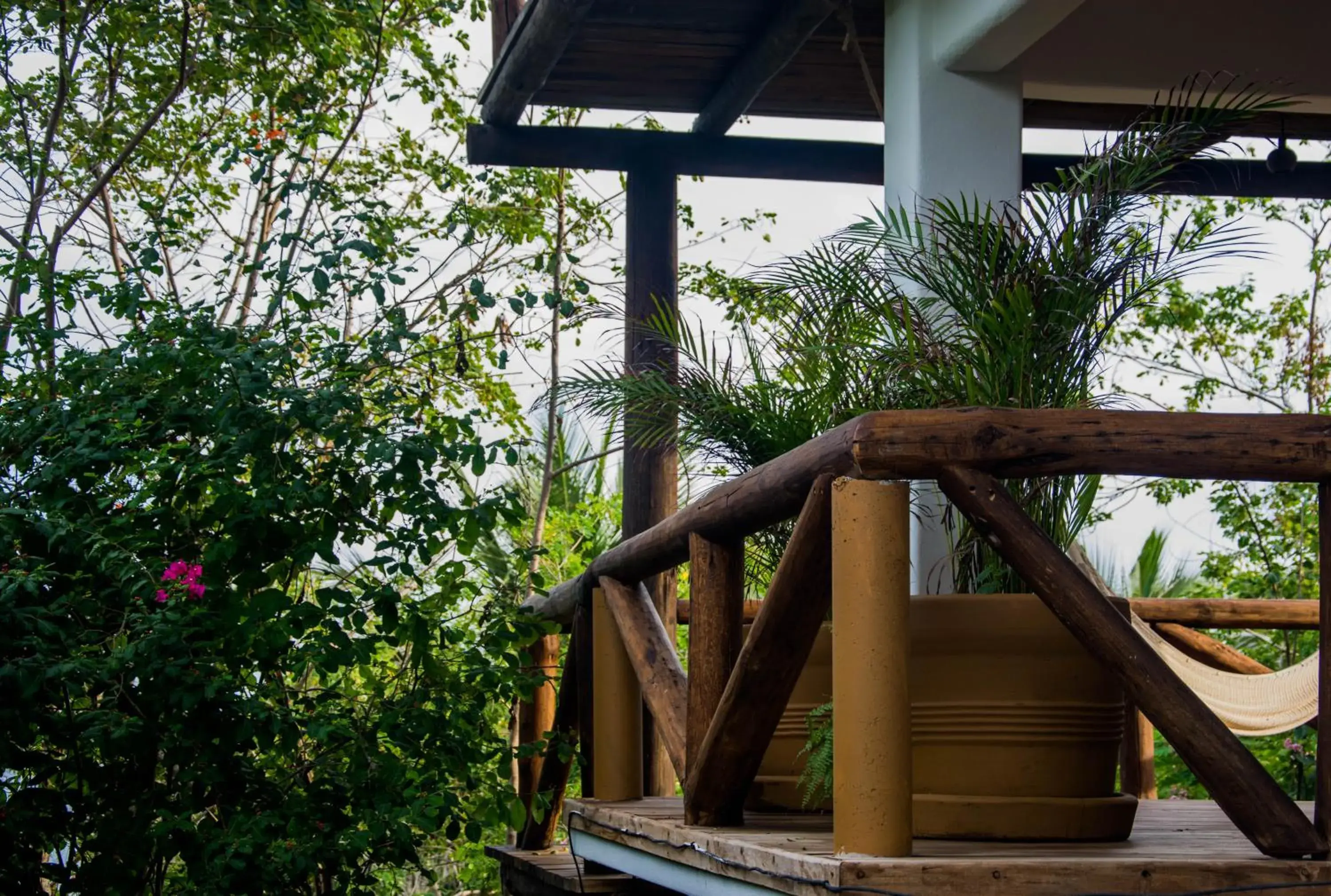 Balcony/Terrace in El Alquimista Yoga Spa