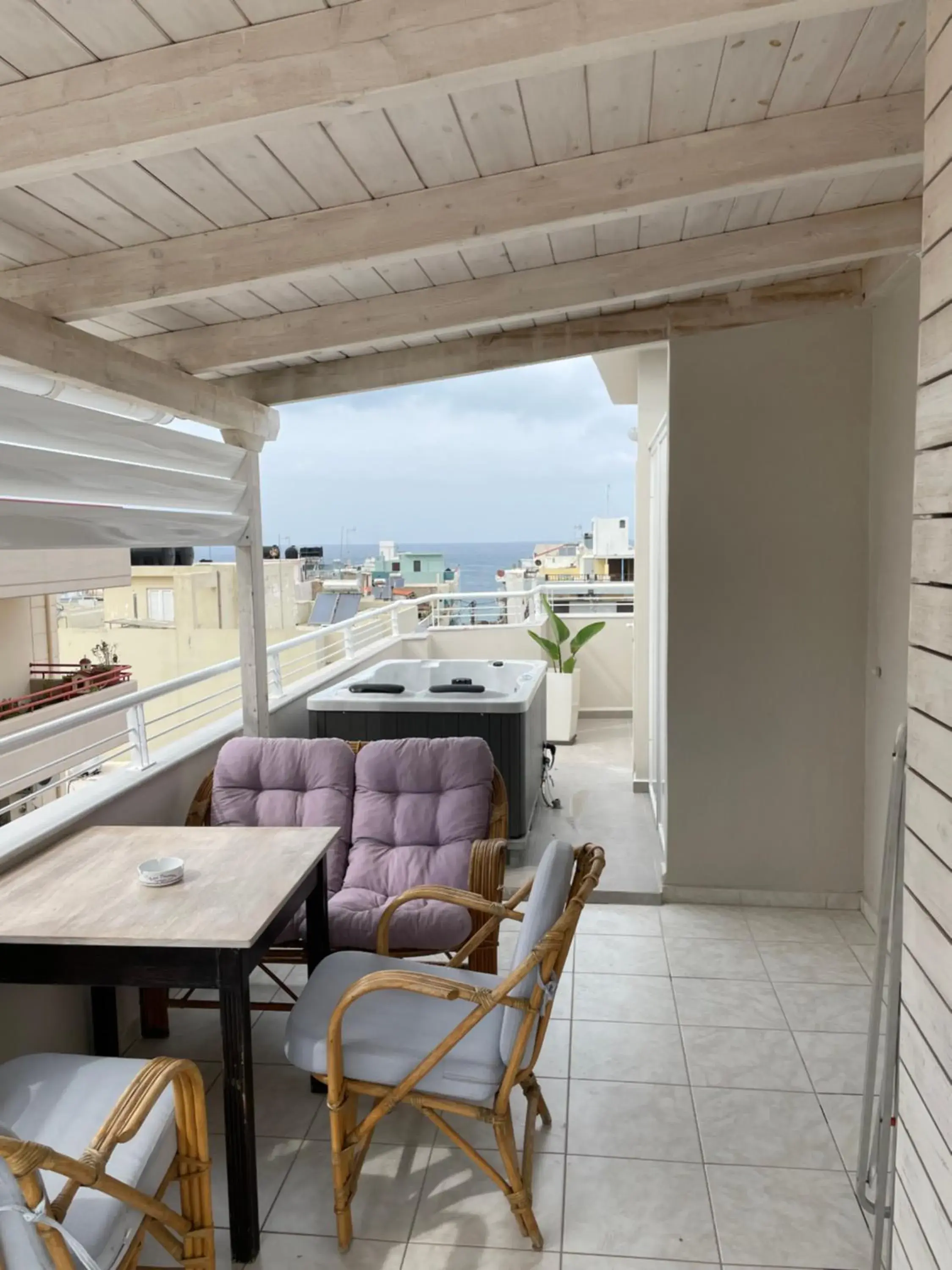 Balcony/Terrace in Voula Hotel