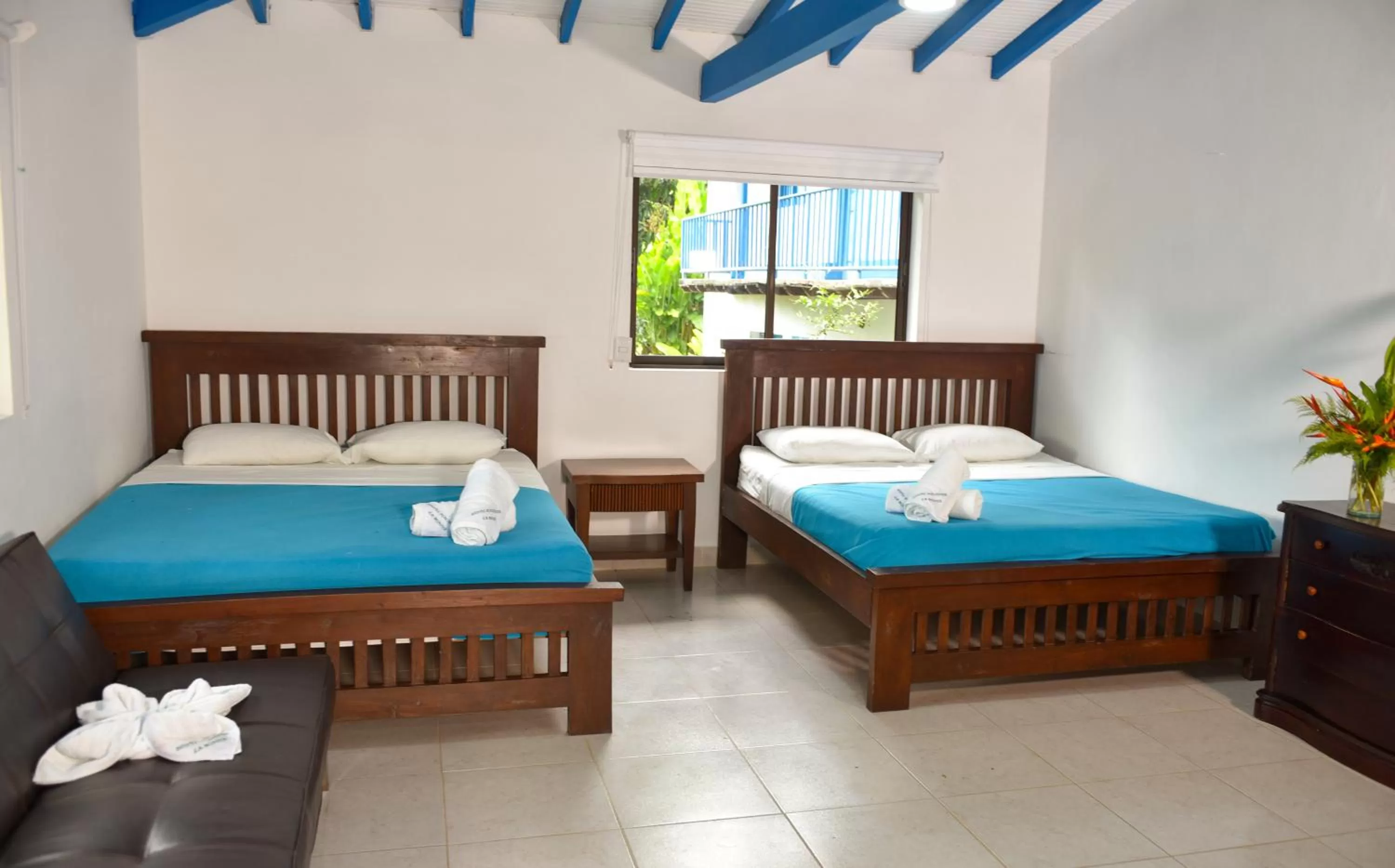 Bed in Hotel Hacienda la Bonita