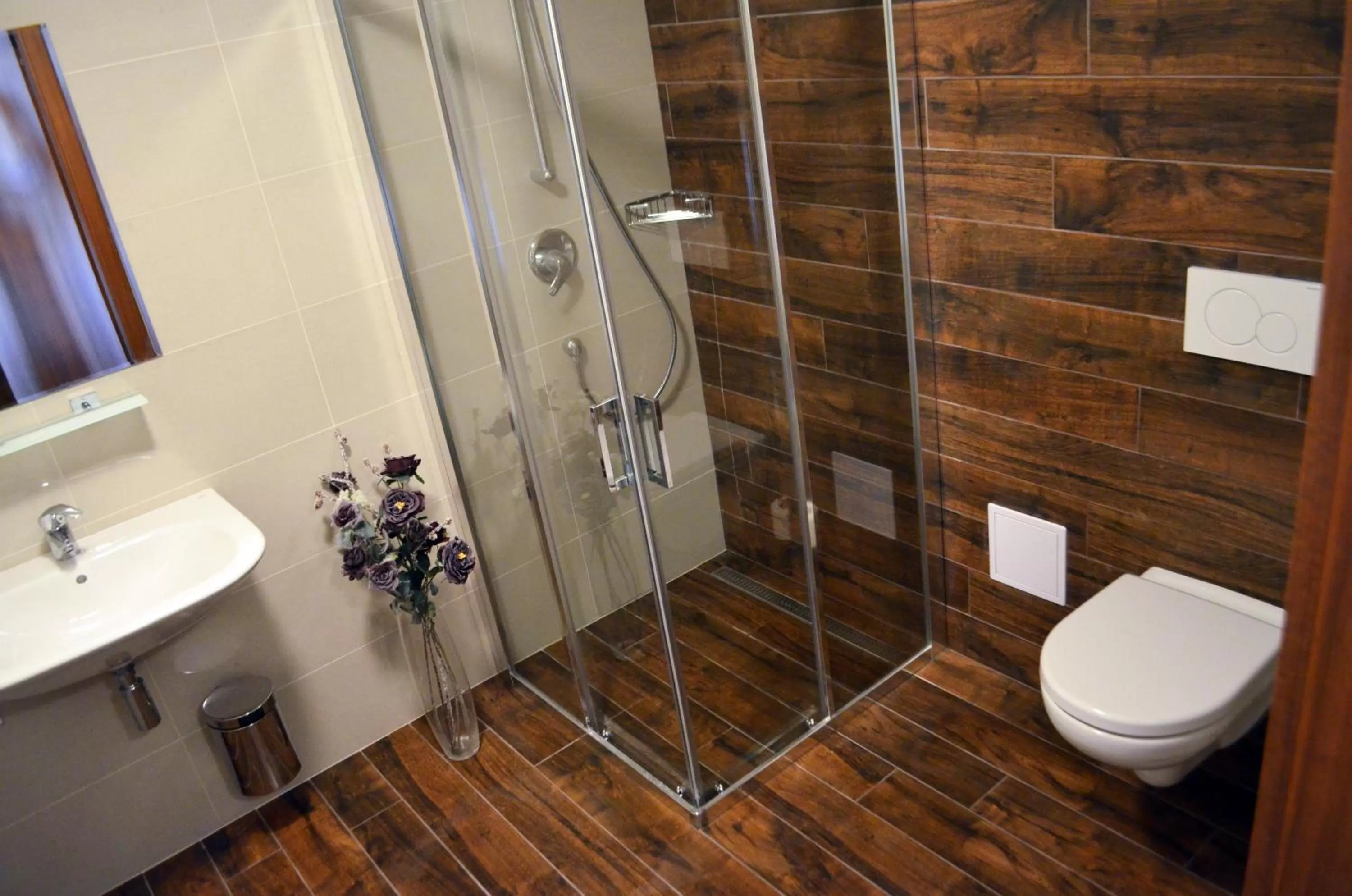 Bathroom in Hotel U Kvapilů