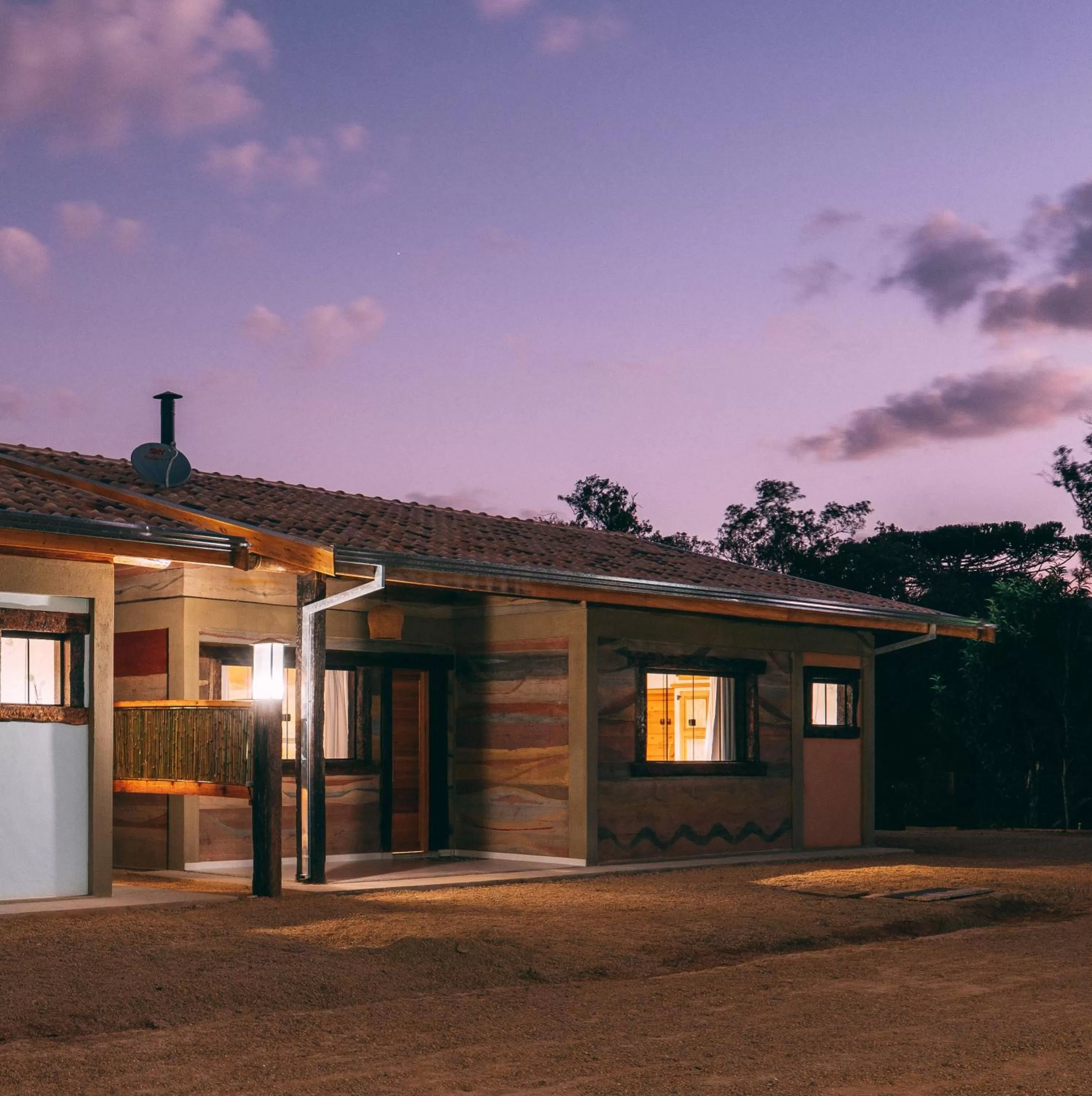 Property building in Pousada Trem Chic