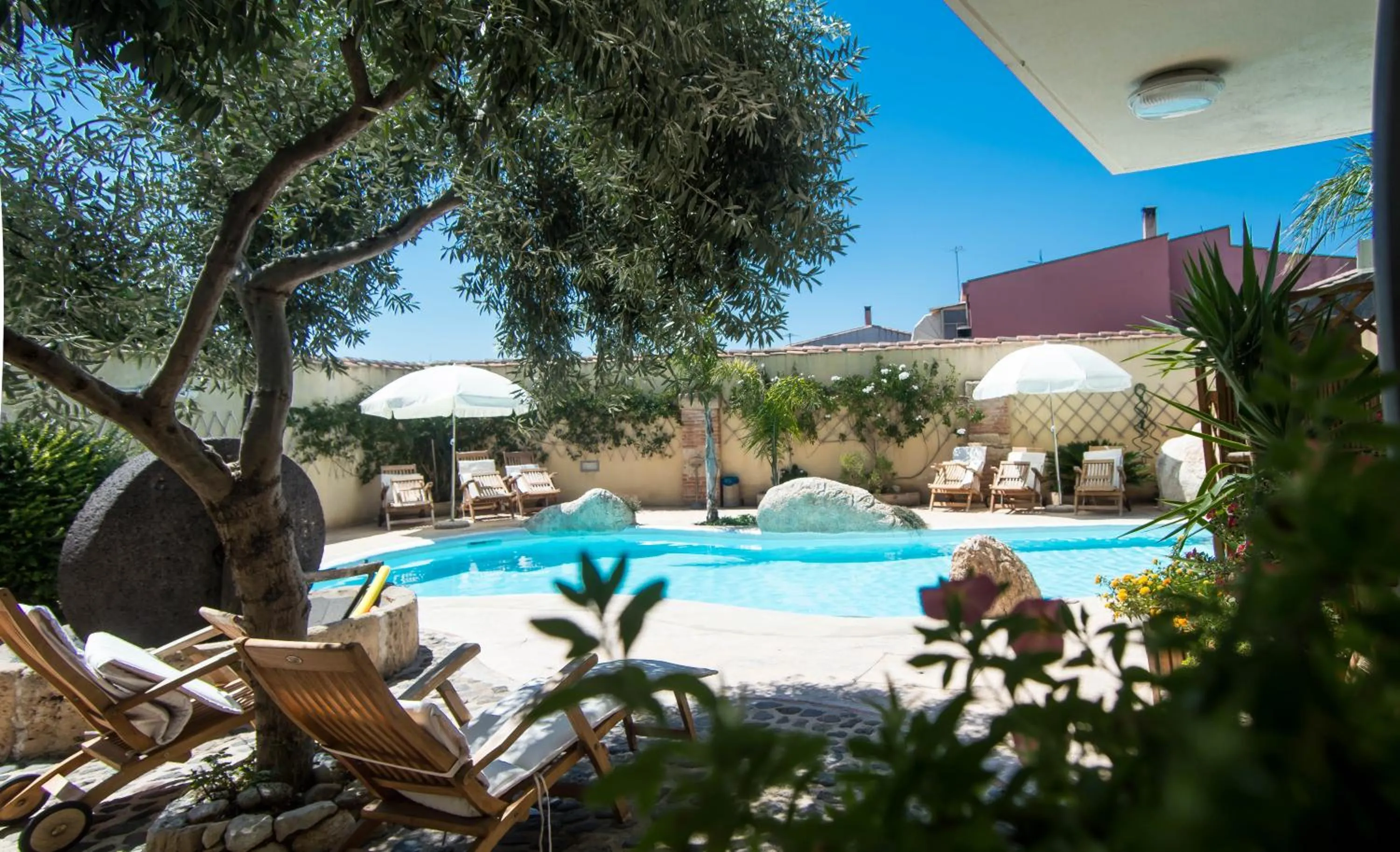 Patio in Hotel Villa Canu