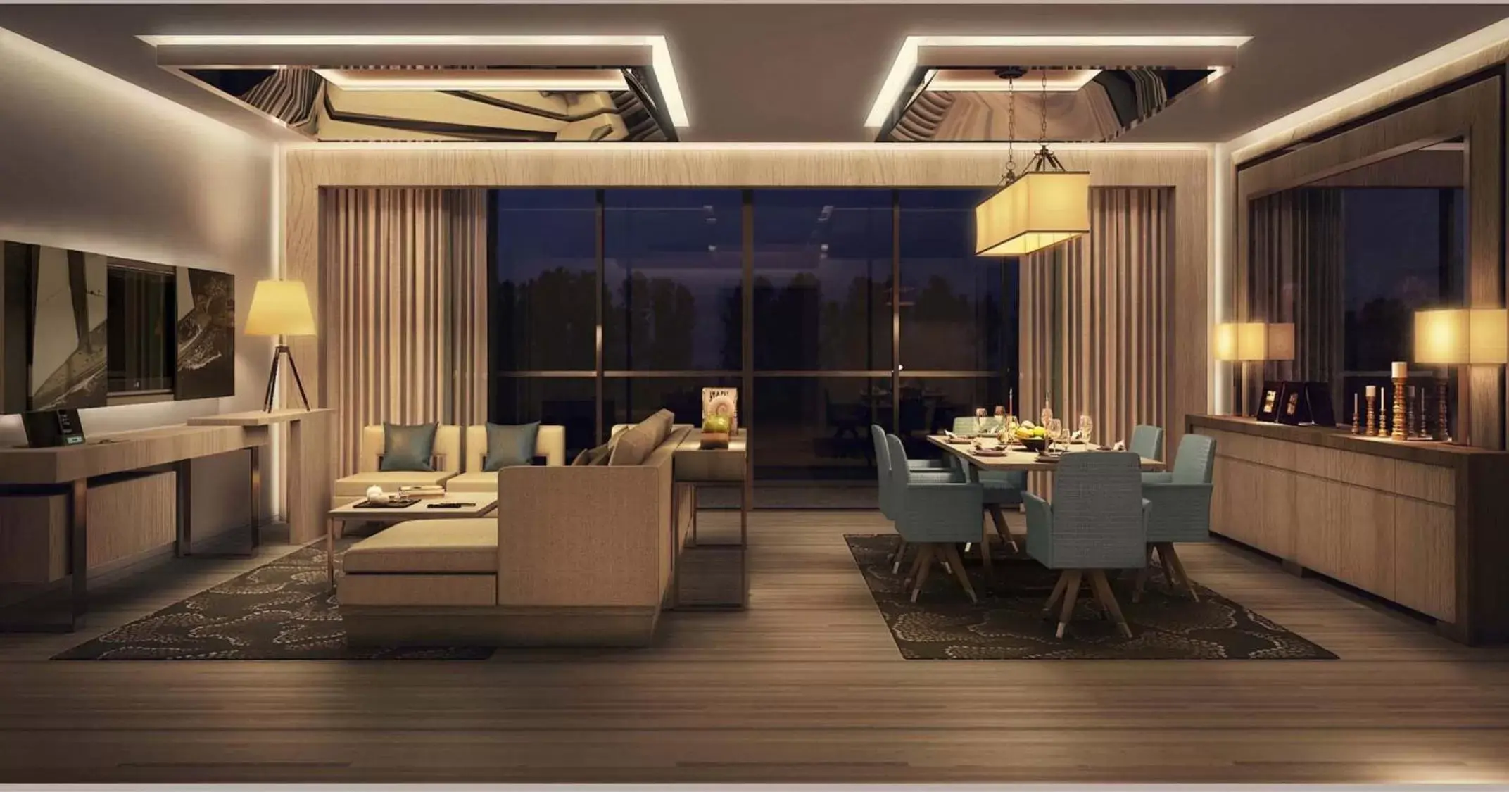 Living room in Royal M Hotel & Resort Abu Dhabi
