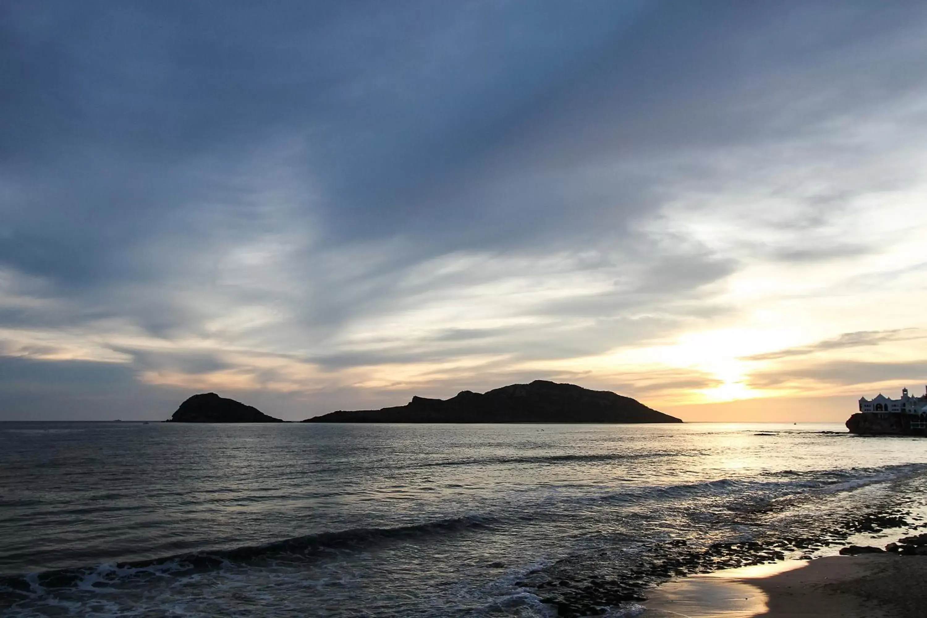 Natural landscape, Beach in Don Pelayo Pacific Beach