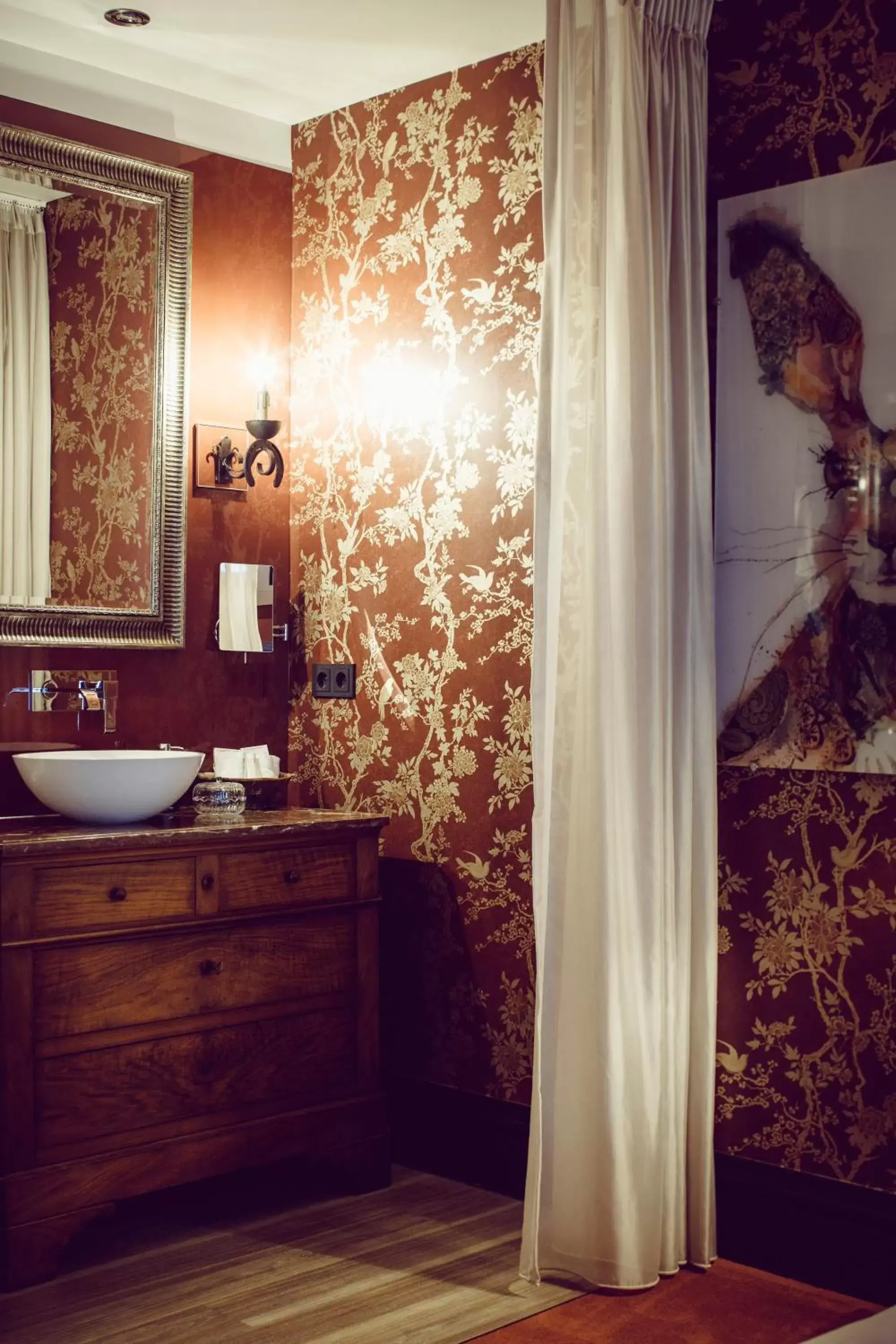 Decorative detail, Bathroom in Boutique Hotel Opus One