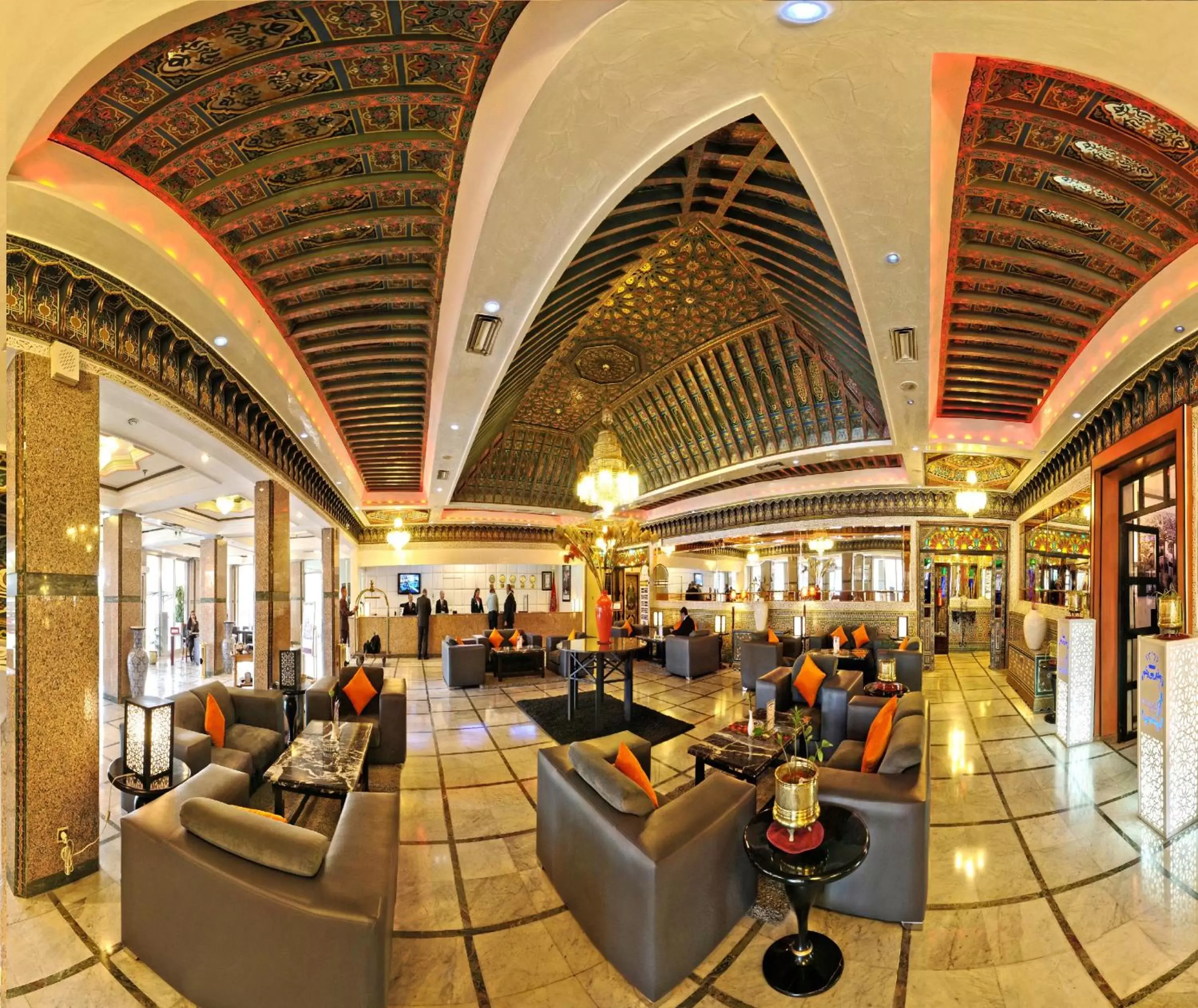 Lobby or reception, Restaurant/Places to Eat in Royal Mirage Fes Hotel