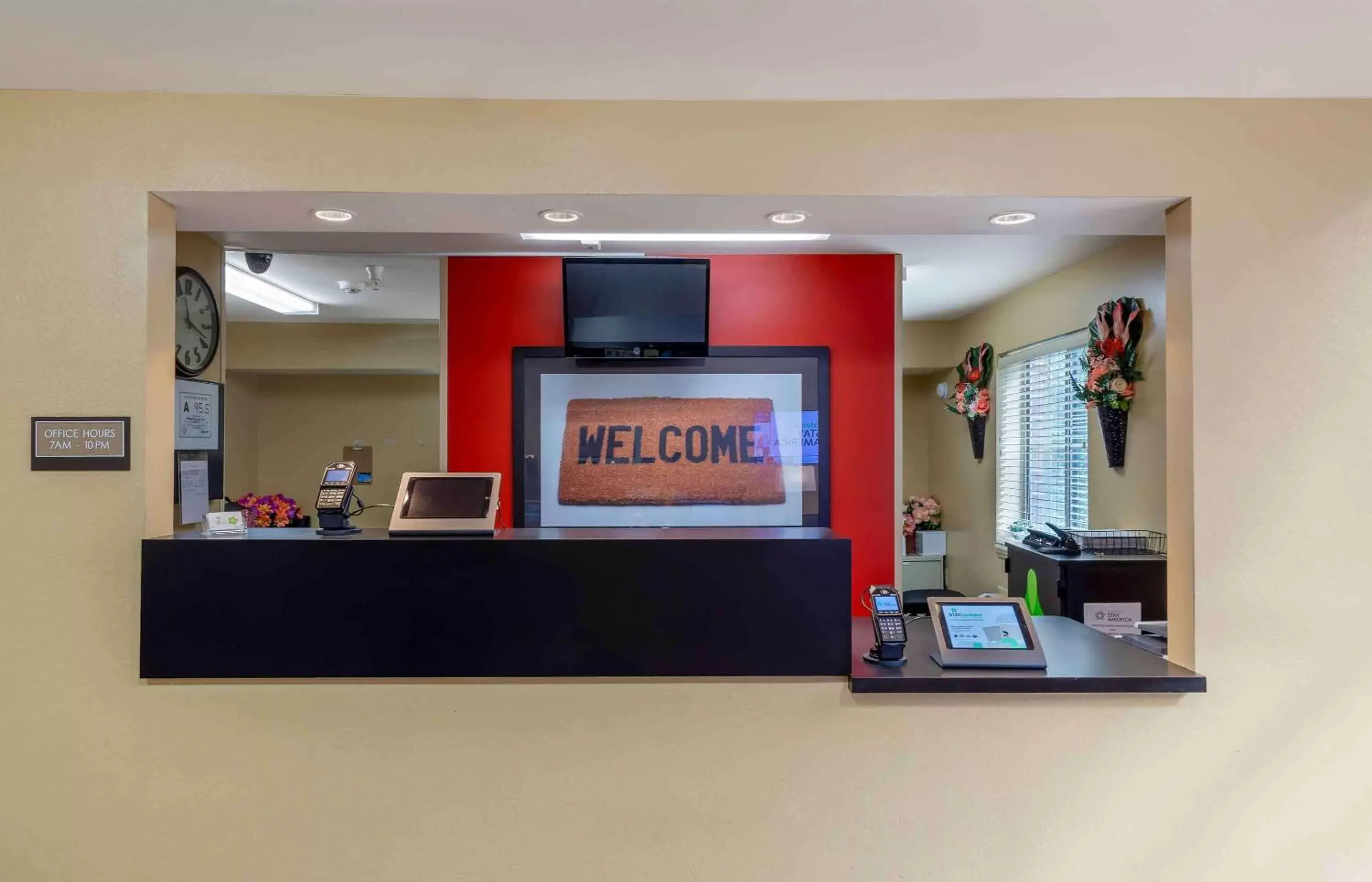 Lobby or reception, Lobby/Reception in Extended Stay America Suites - Raleigh - North Raleigh - Wake Towne Dr
