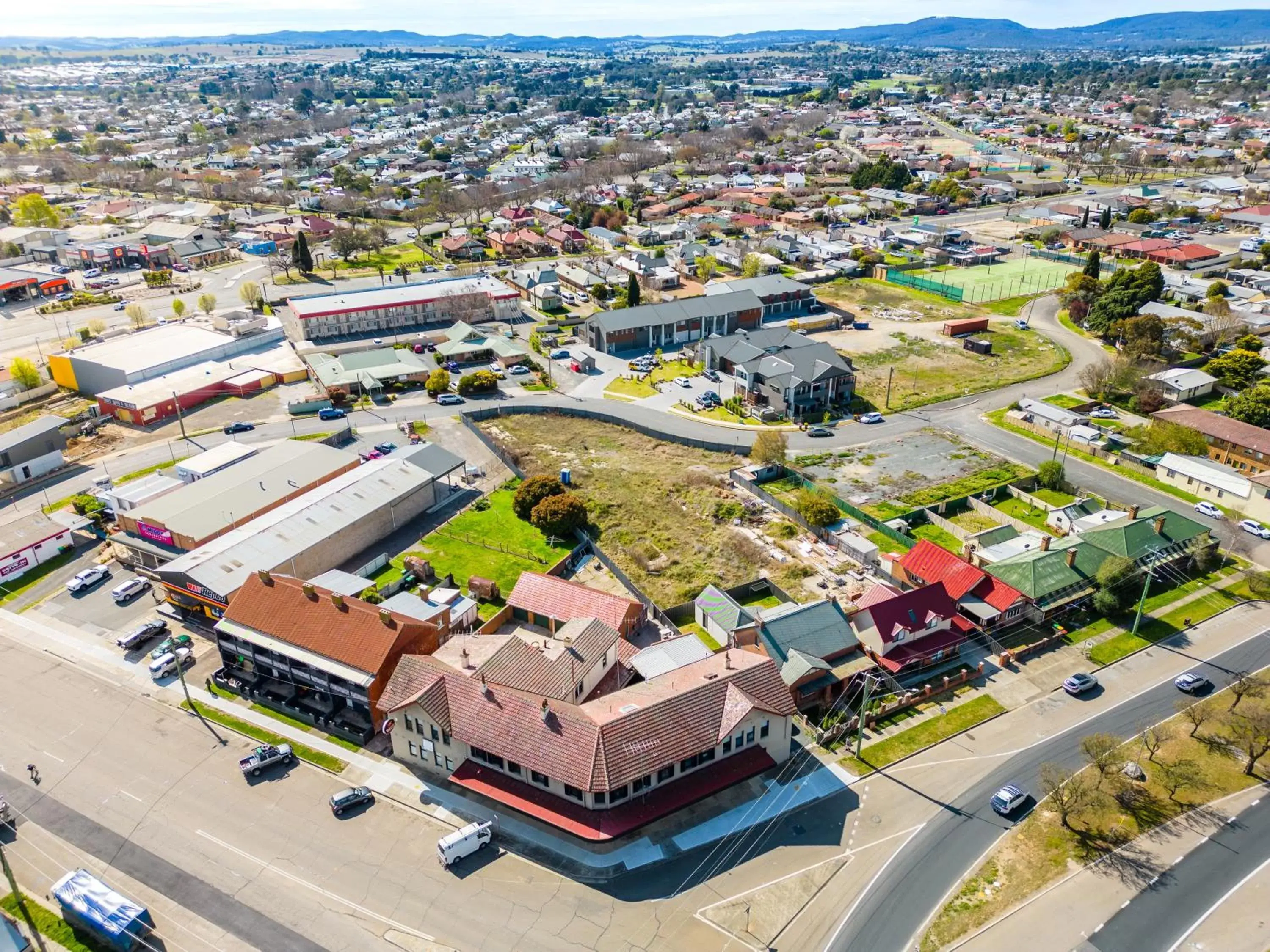 Property building, Bird's-eye View in Exchange Hotel Goulburn