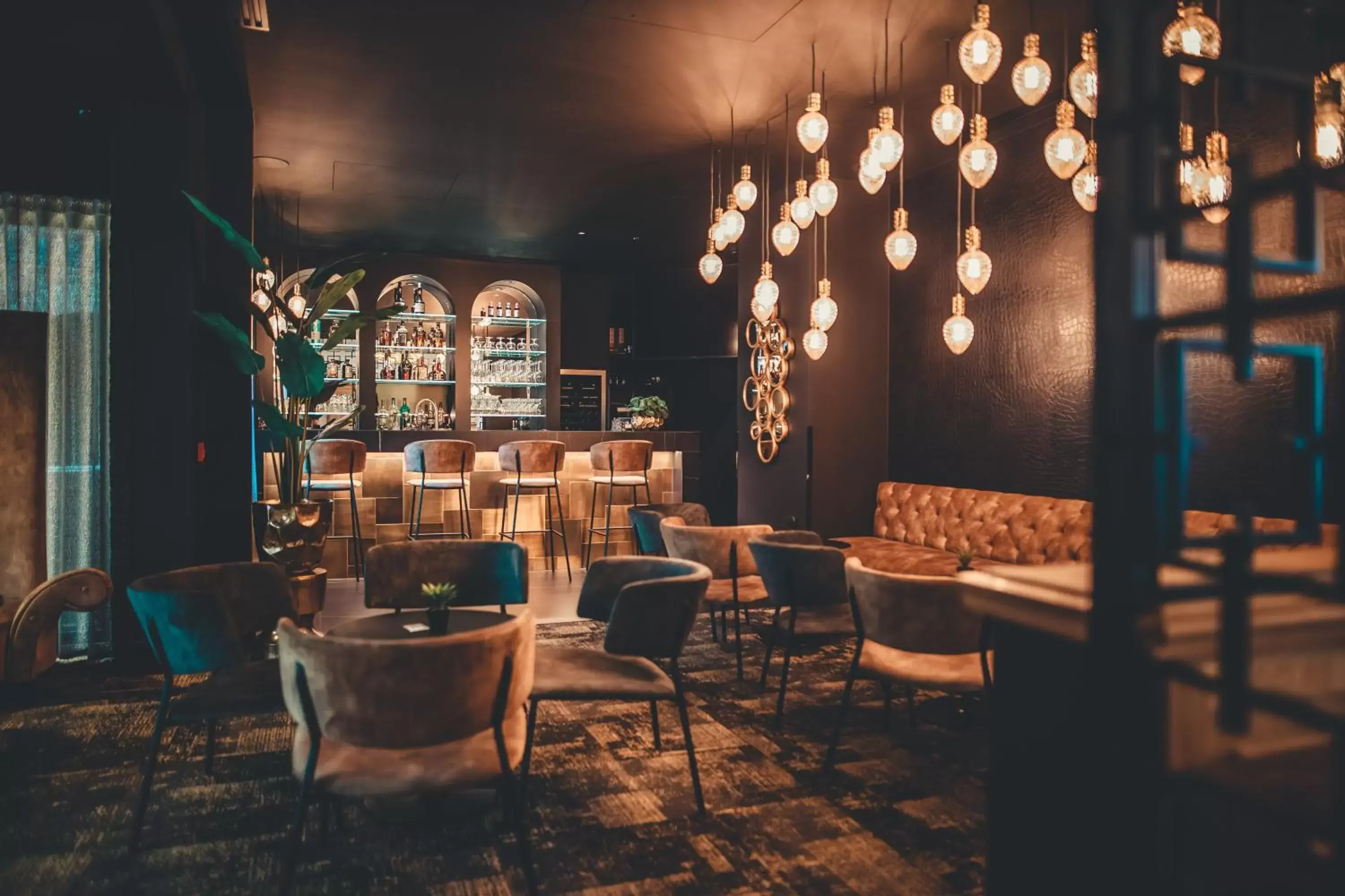 Lounge or bar in Dukes' Academie Brugge - by Dukes' Hotel Collection Lounge or bar in Dukes' Academie Brugge - by Dukes' Hotel Collection