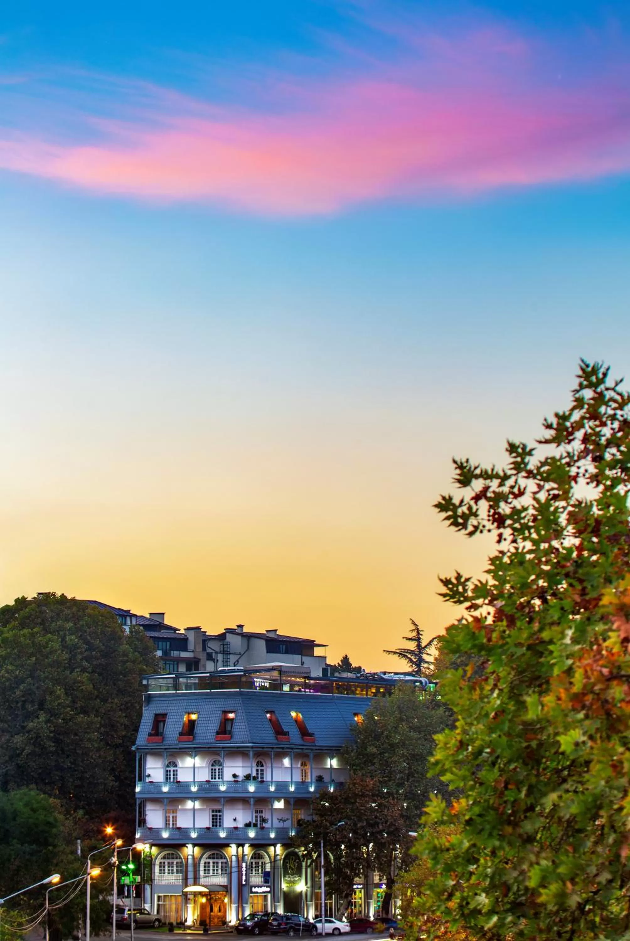 Property building in River Side Hotel Tbilisi