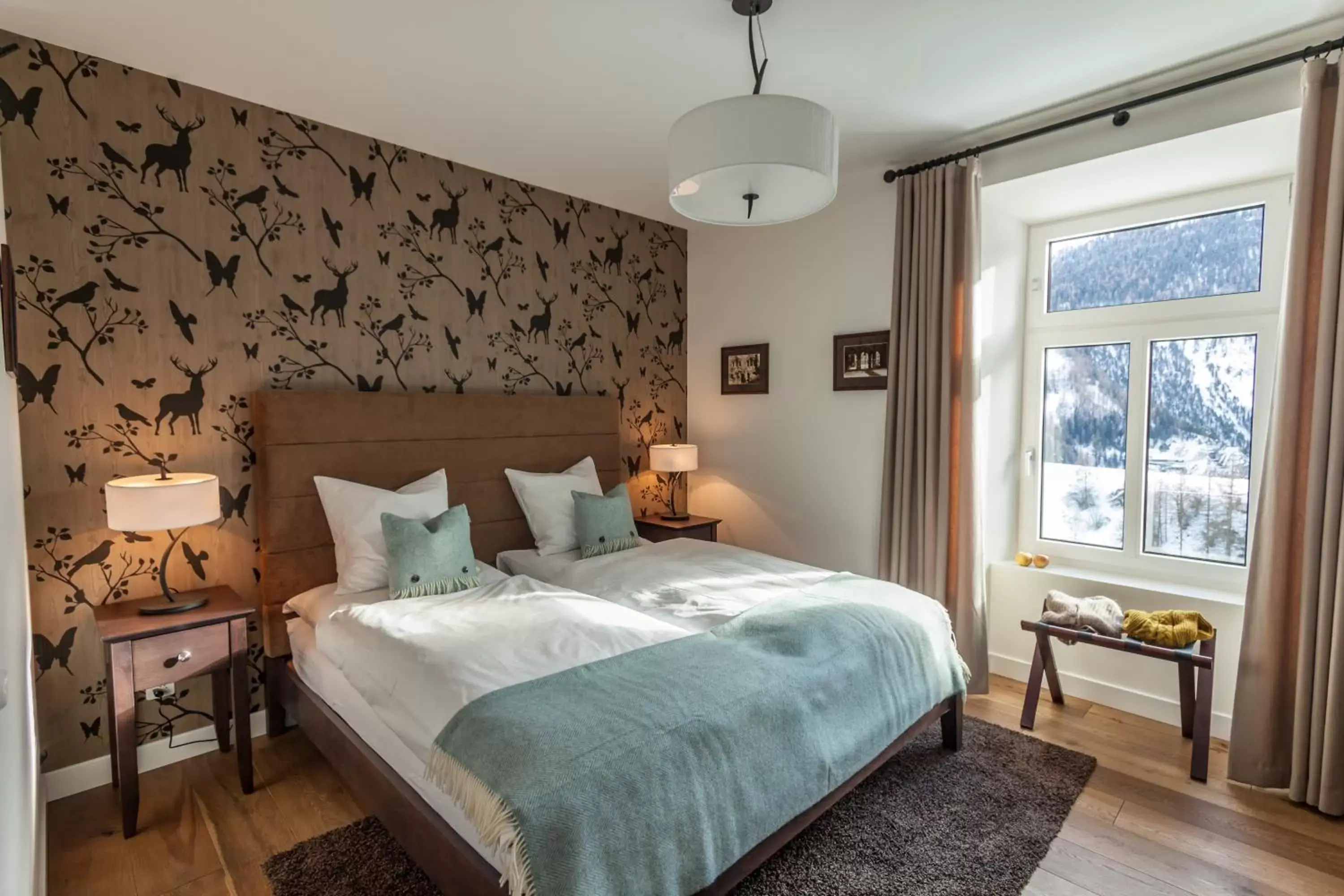 Bed in Boutique Hotel Bellevue Wiesen