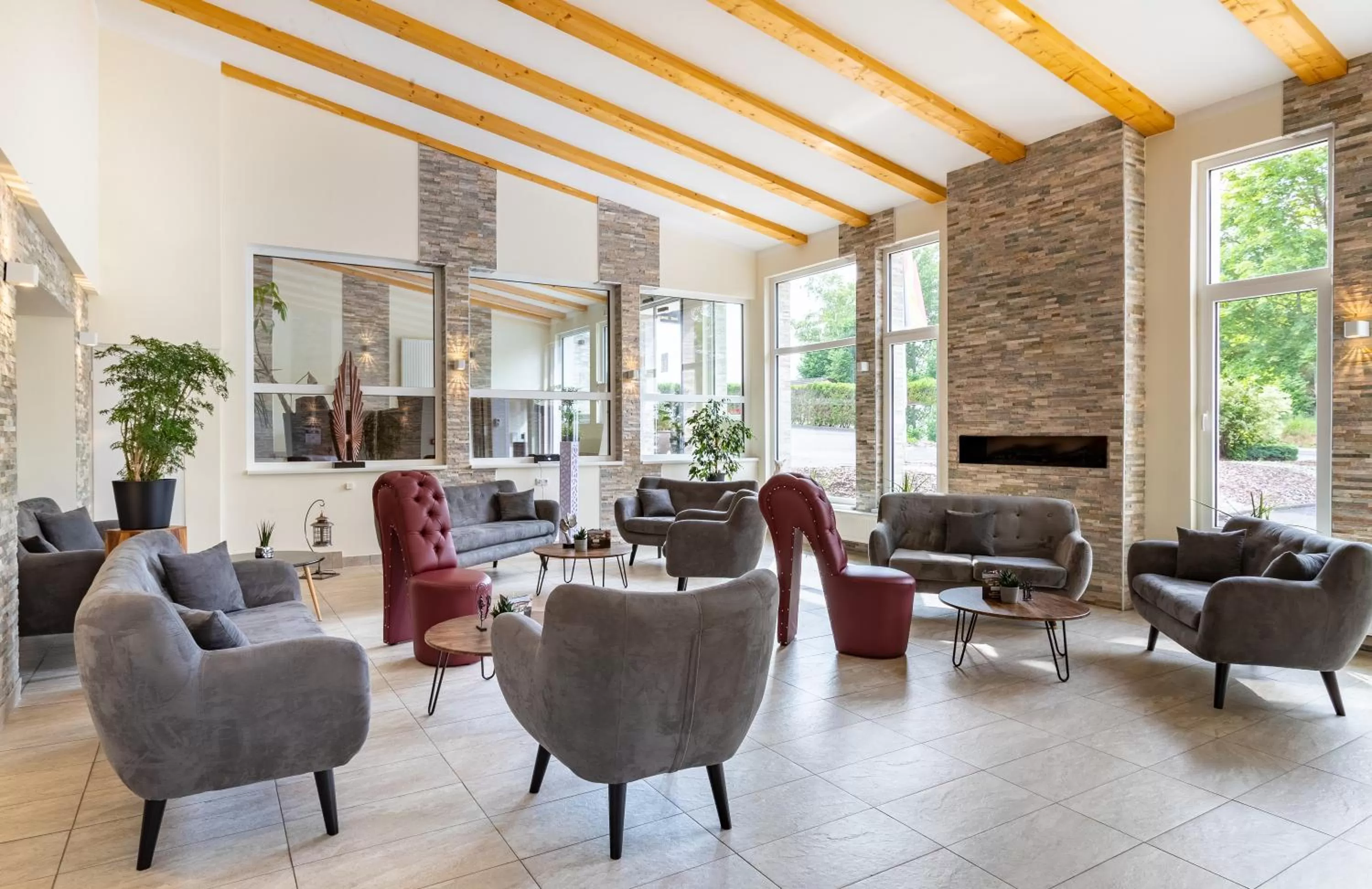 Lobby or reception in Aqualux Wellness- & Tagungshotel