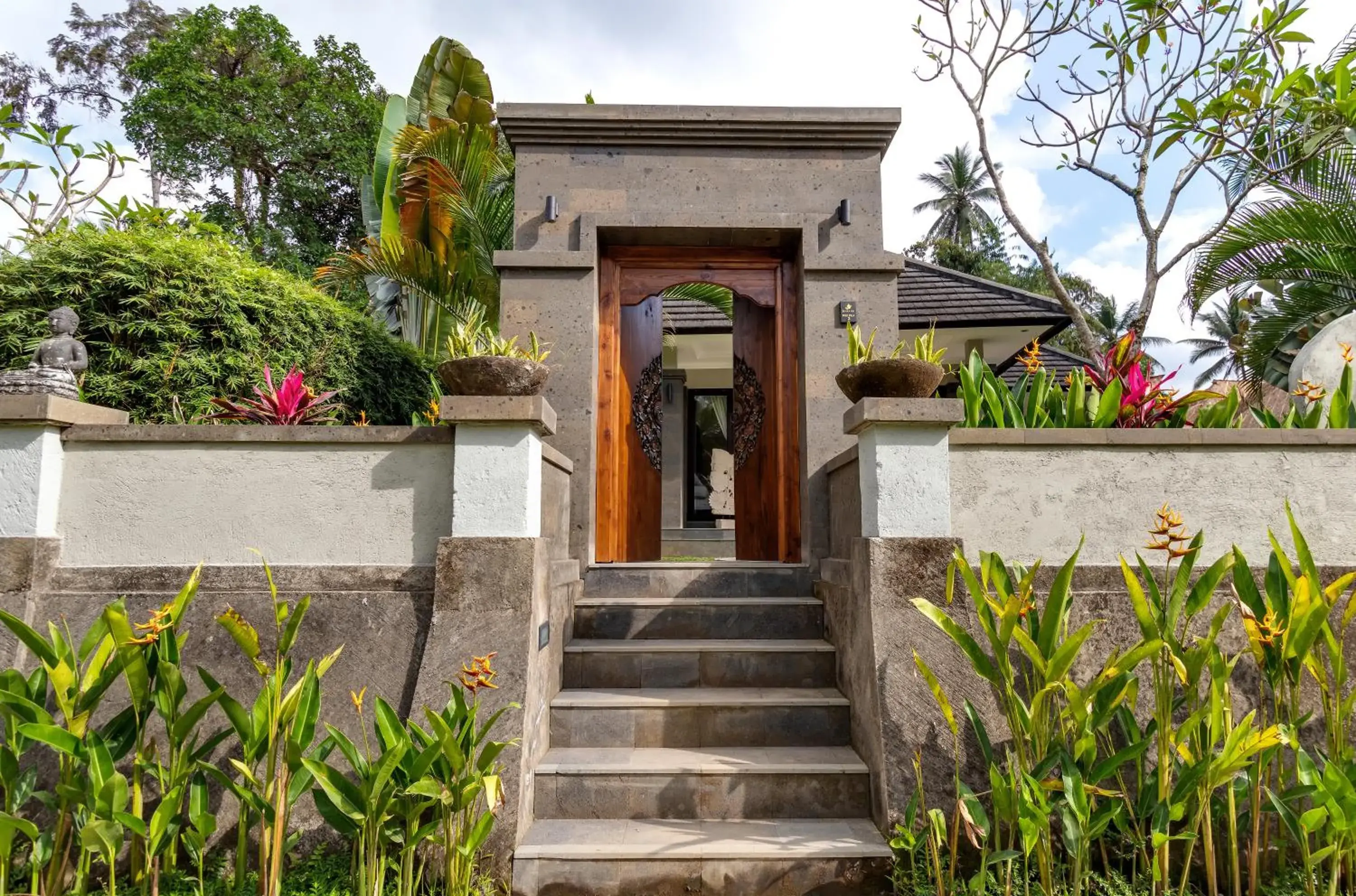 Facade/entrance in Suara Air Luxury Villa Ubud