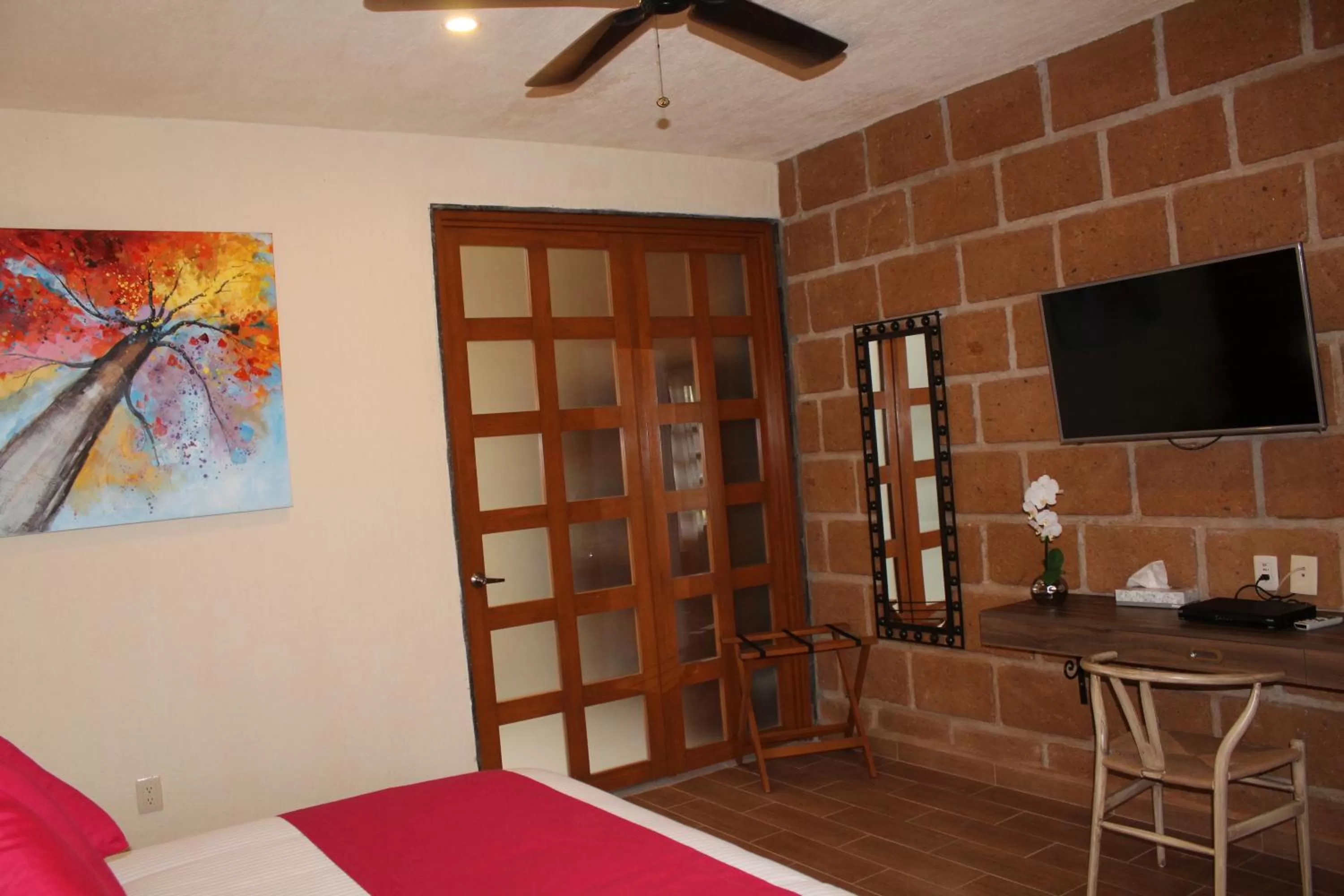 Decorative detail, Bed in Hotel Boutique La Herencia