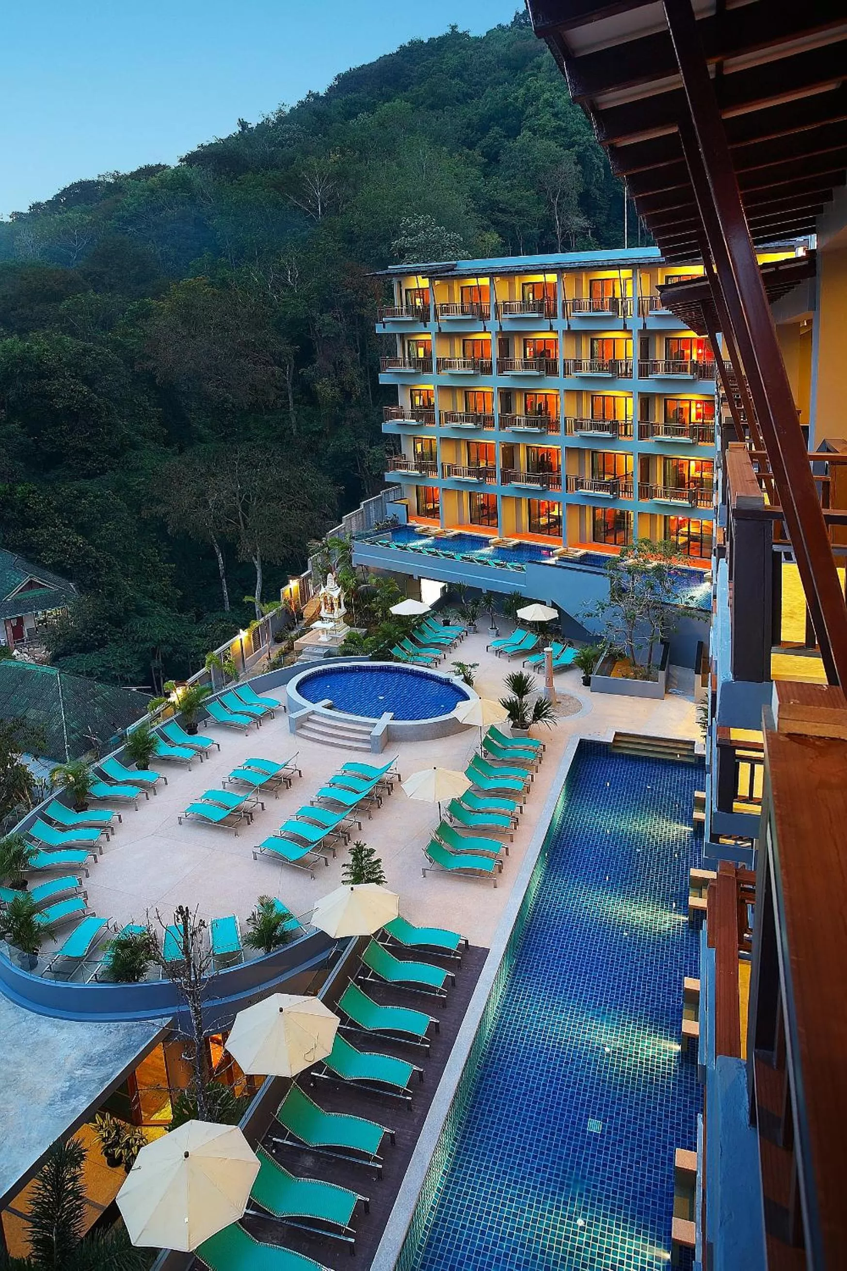 Bird's eye view in Krabi Chada Resort