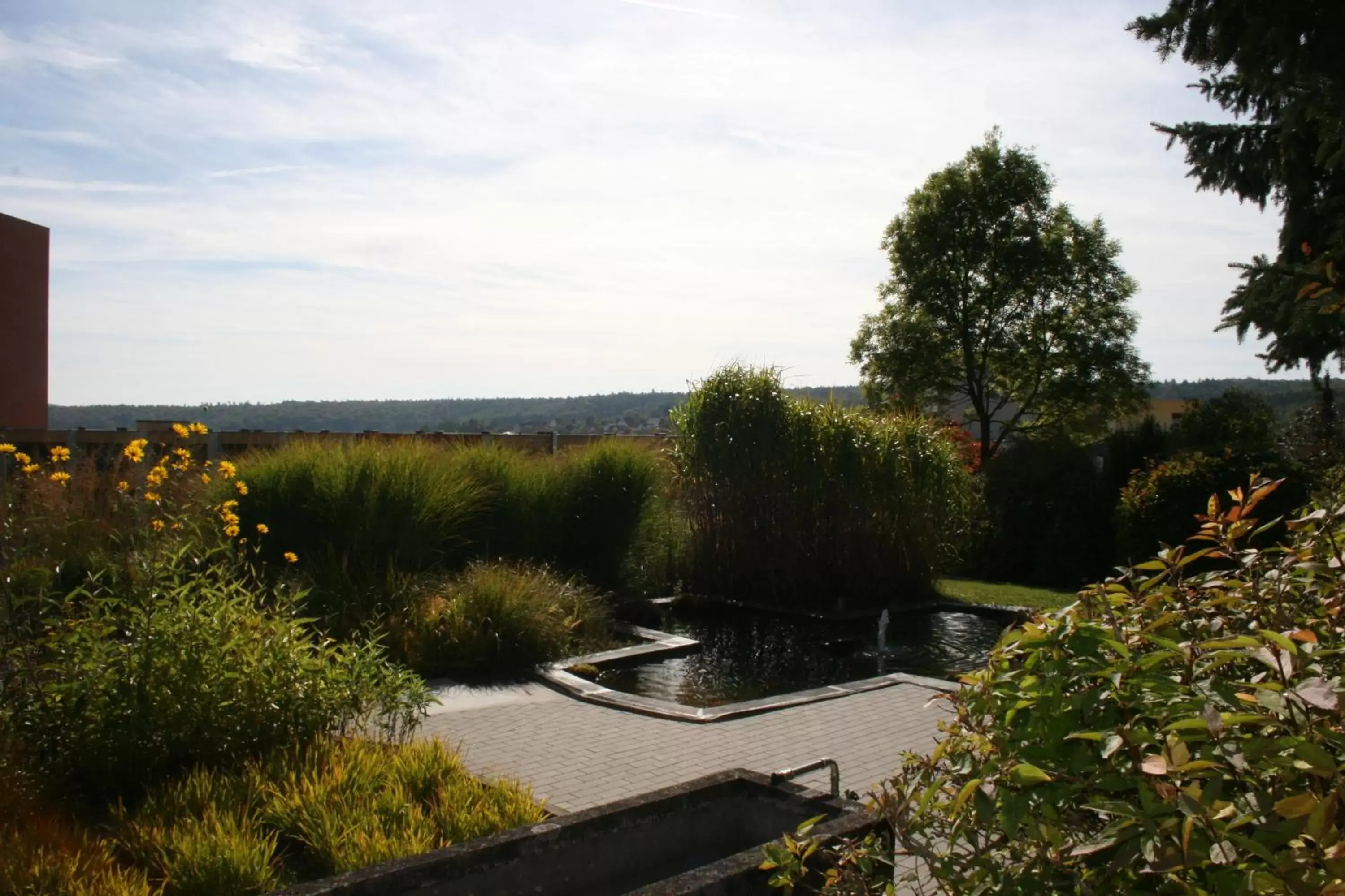 Garden, Pool View in Seniorenresidenz Parkwohnstift Bad Kissingen