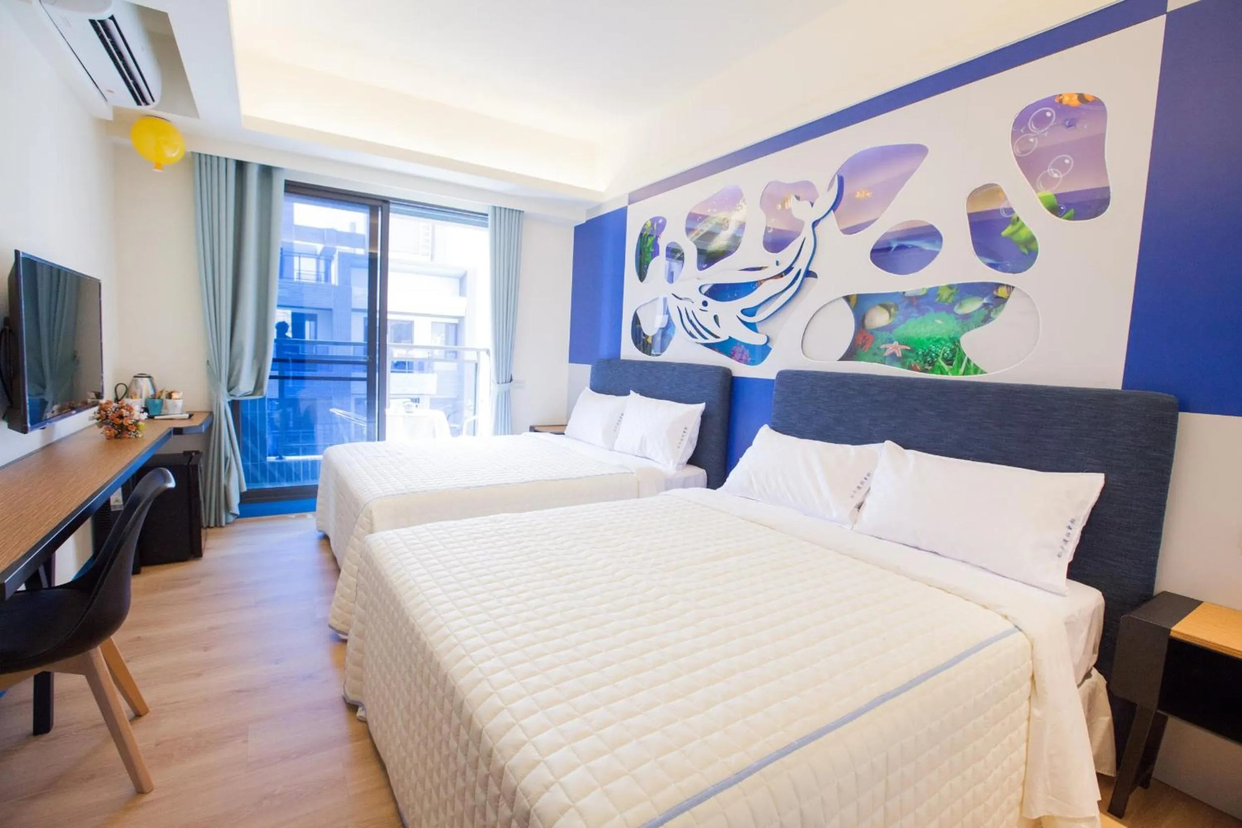 Photo of the whole room, Bed in Song Ping Resort松平渡假會館