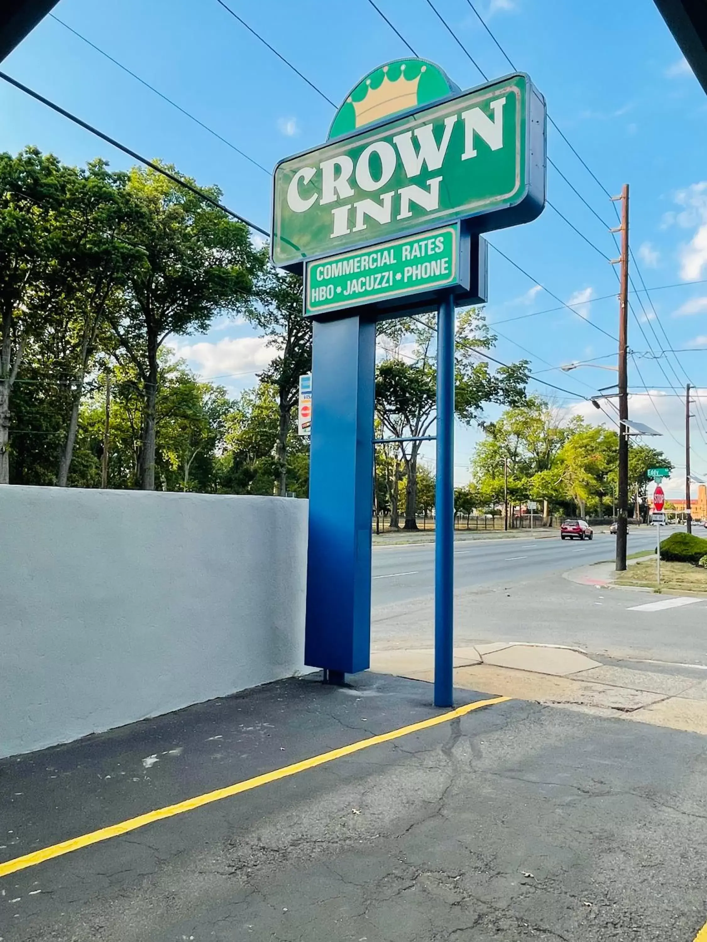 Property logo or sign in Crown Inn Motel