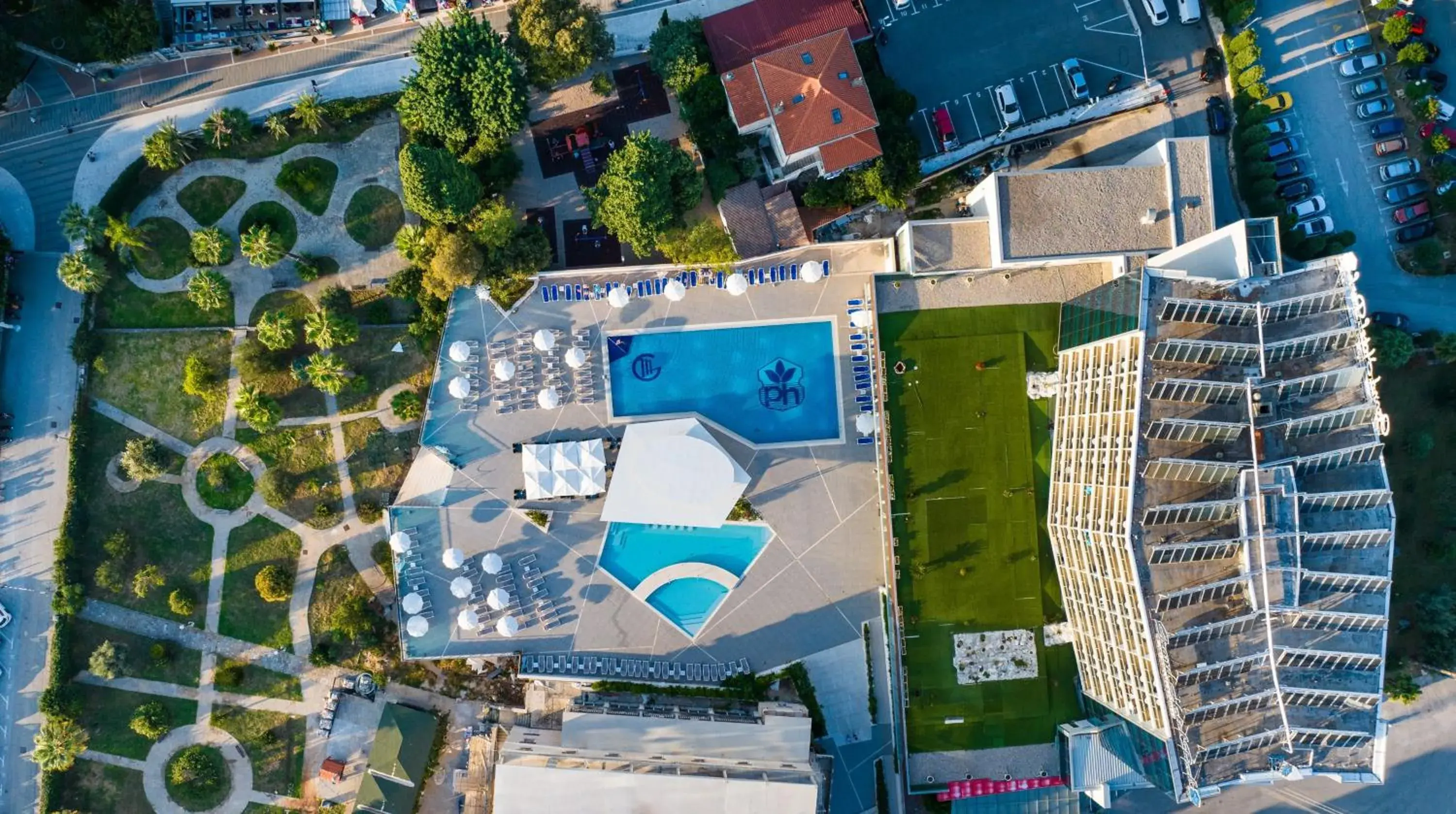 Location, Bird's-eye View in Grand Hotel Park