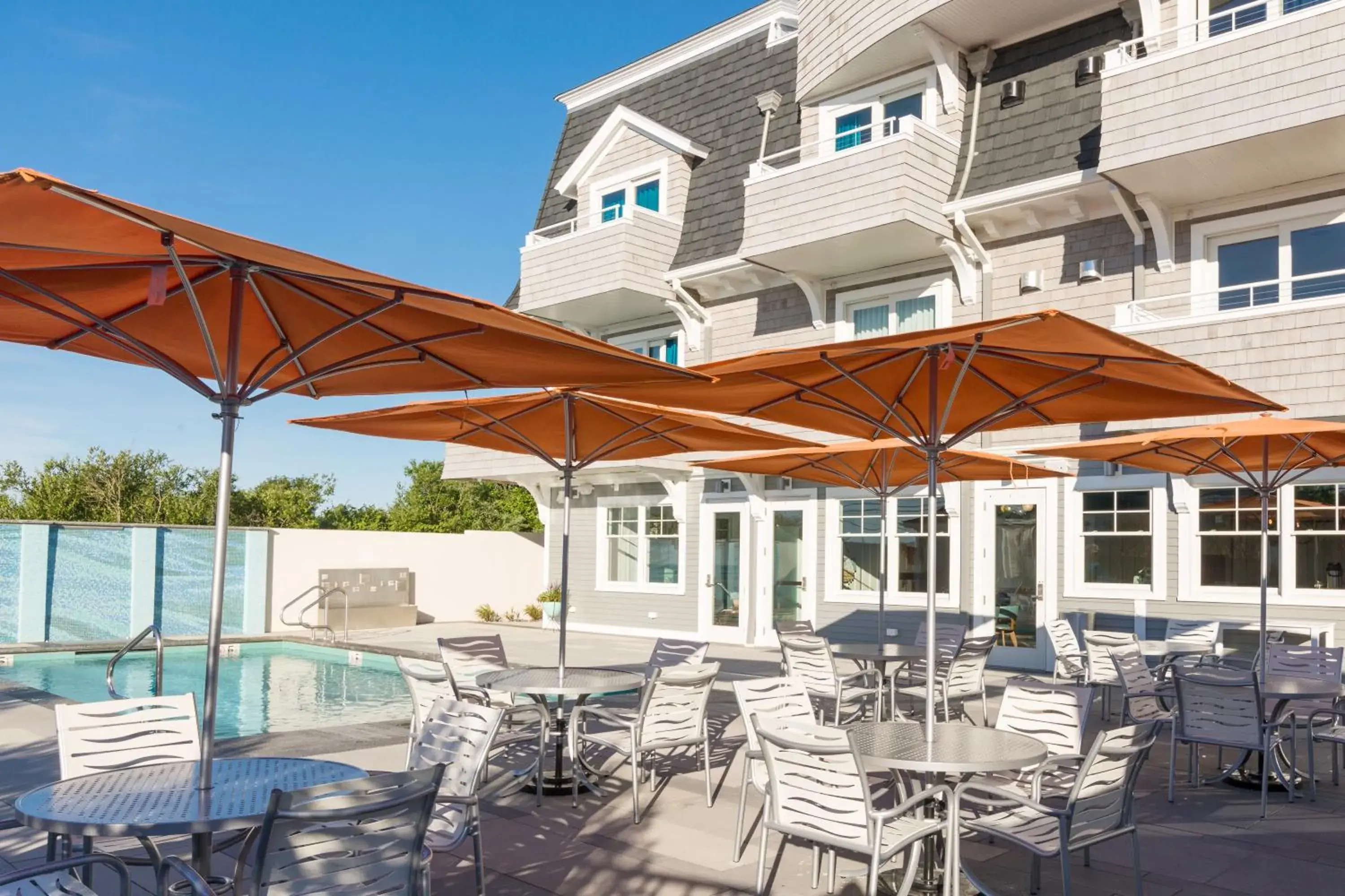 Patio, Swimming Pool in The Break Hotel