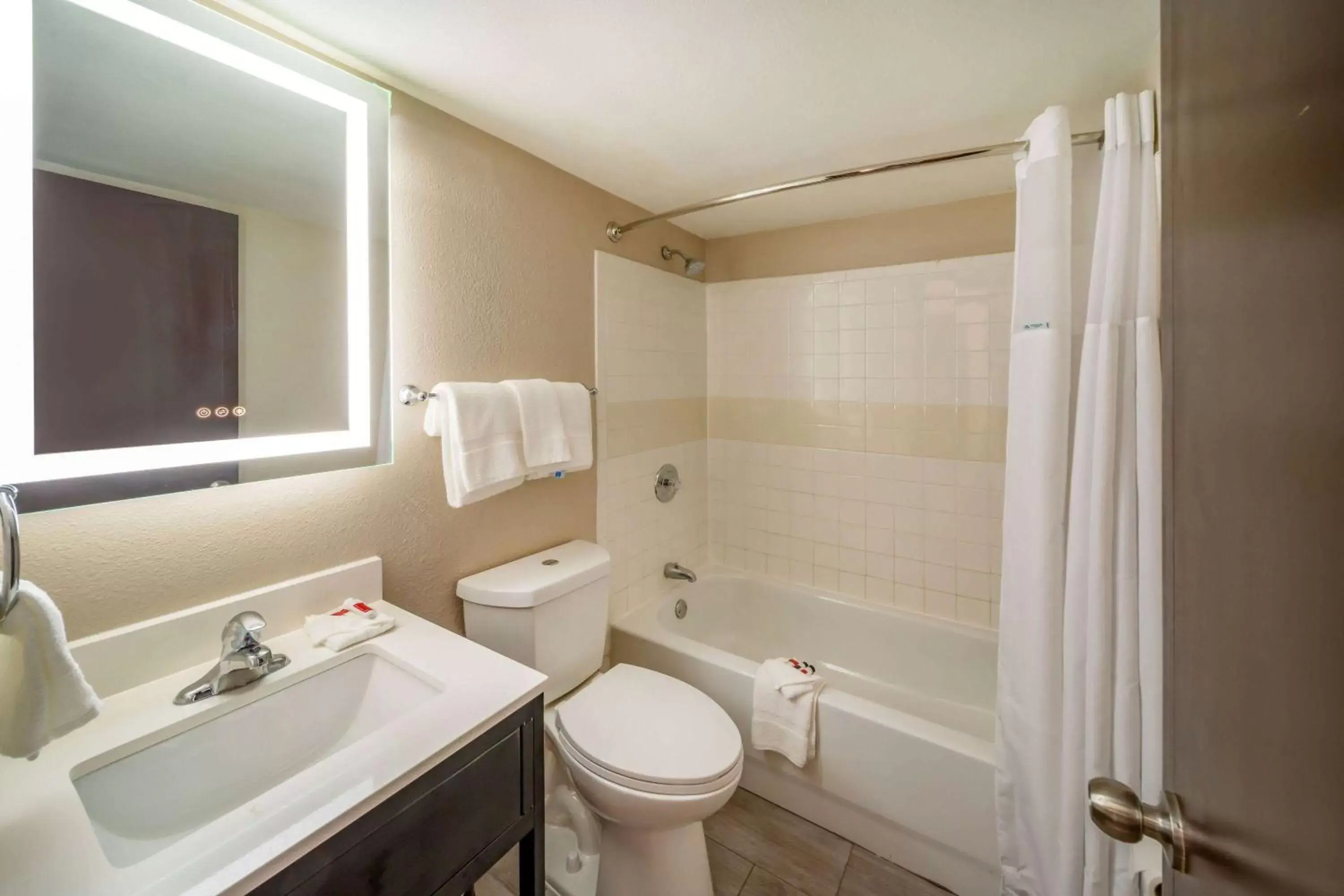 TV and multimedia, Bathroom in Baymont by Wyndham Laredo