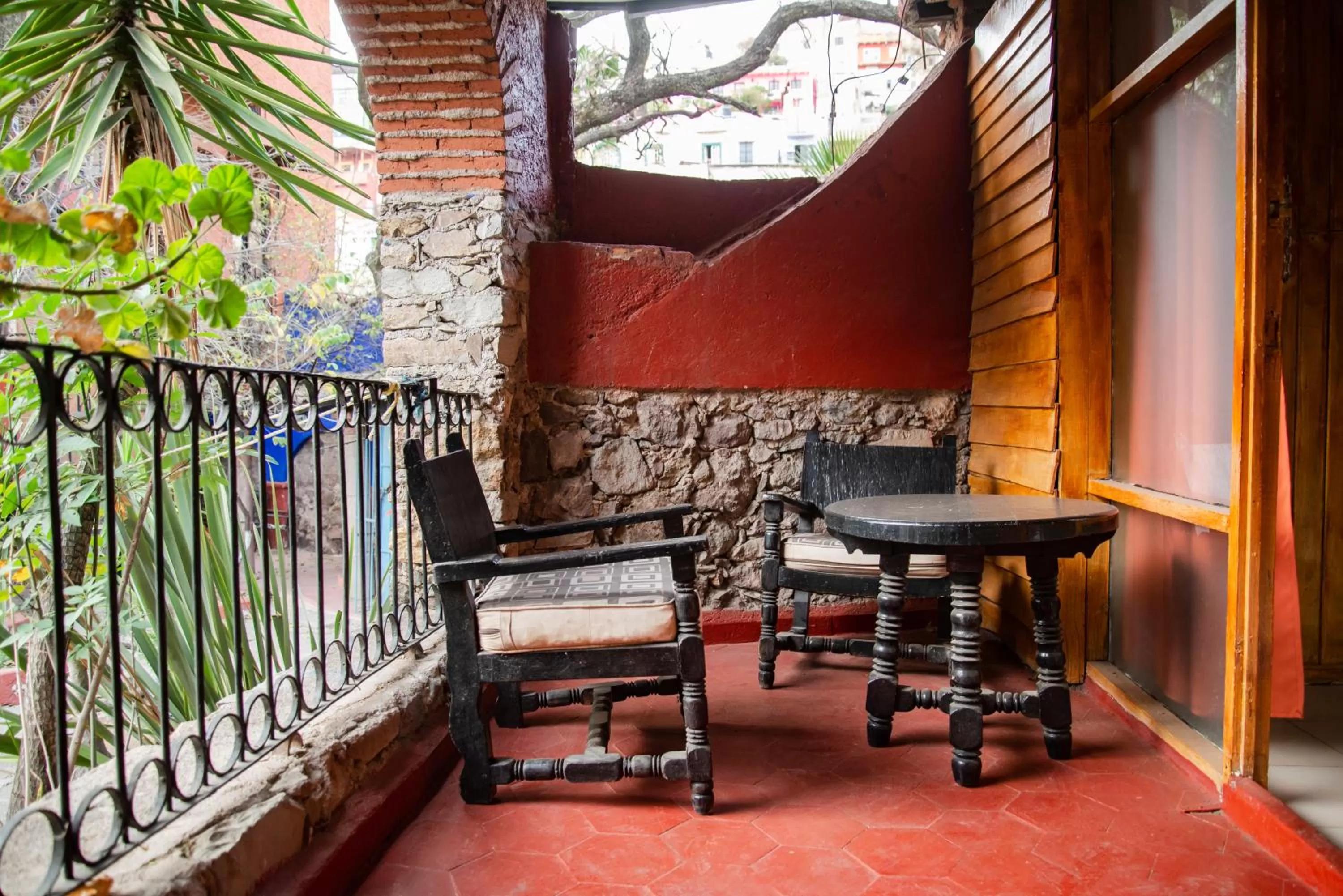 Patio in Hotel Hacienda de Cobos