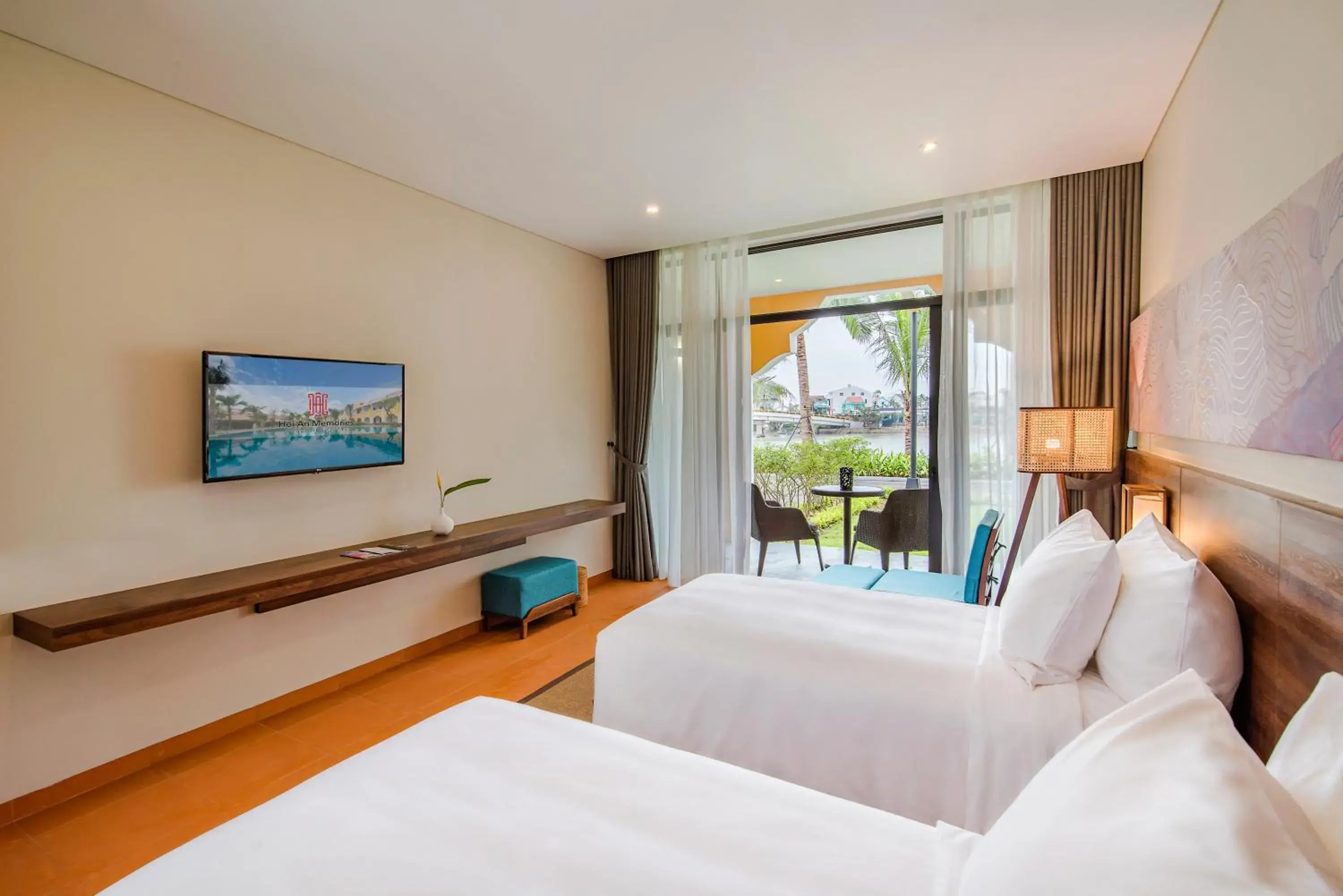 Bedroom, TV/Entertainment Center in Hoi An Memories Resort & Spa