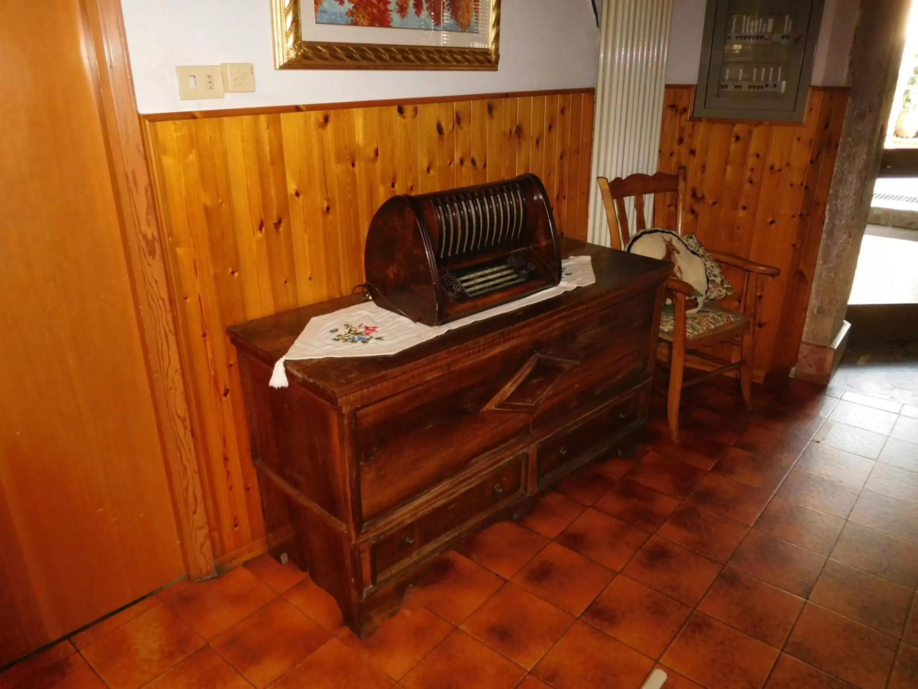 Decorative detail, Seating Area in Antico Albergo Sant'Antonio