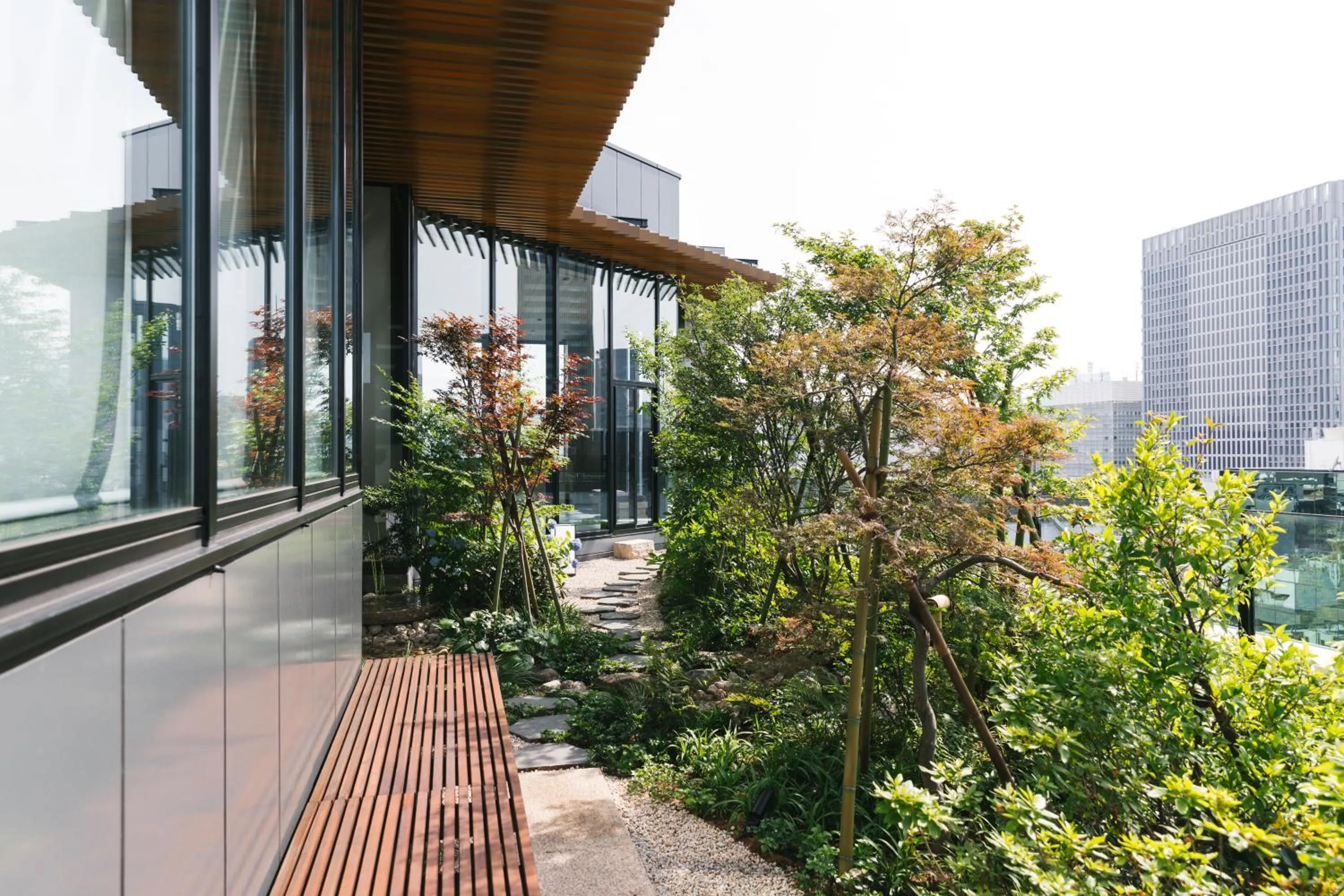 Garden in Hotel Yaenomidori Tokyo