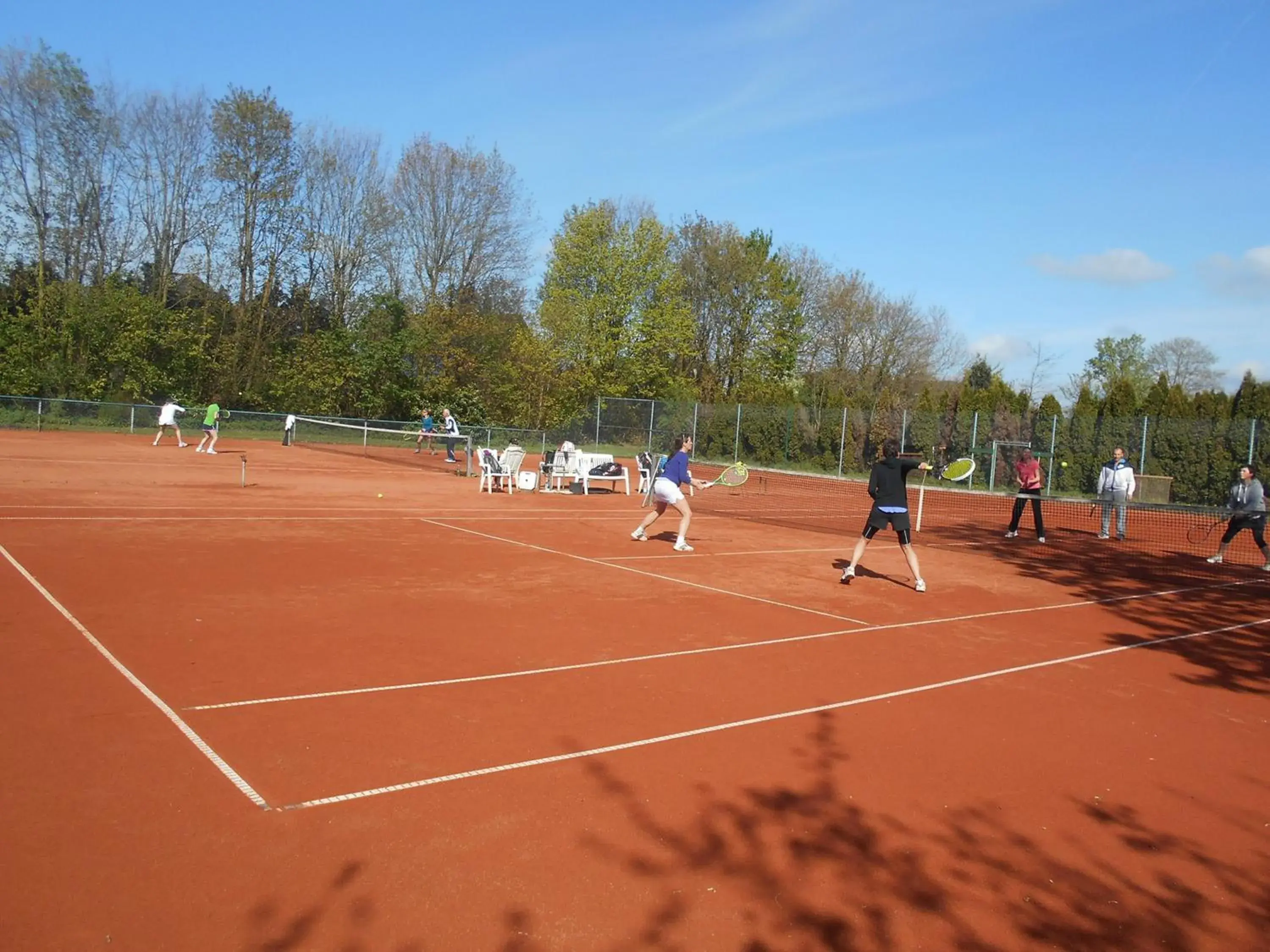 Tennis court, Tennis/Squash in Sport- und Tagungshotel De Poort