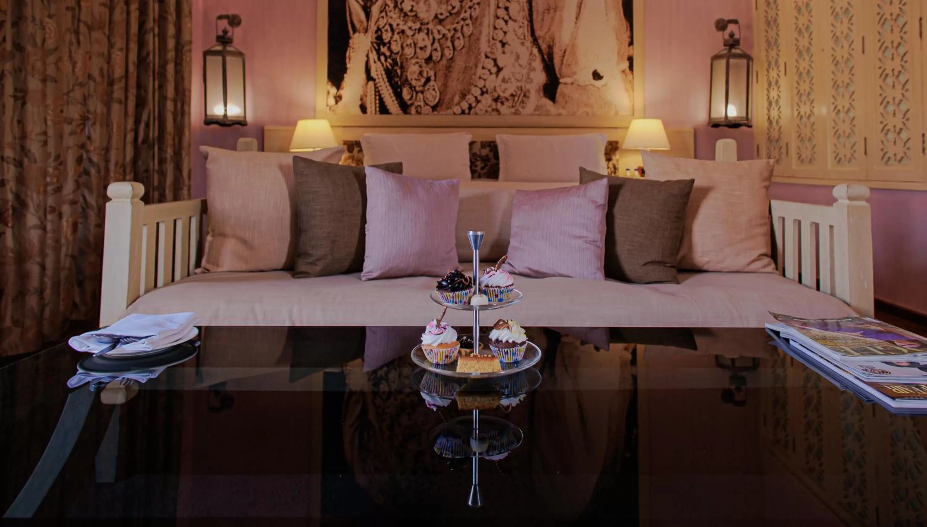 Seating area in Ajit Bhawan - A Palace Resort